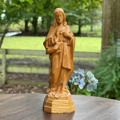 Antiek houtsnijwerk Jezus - Bamestra Curiosa