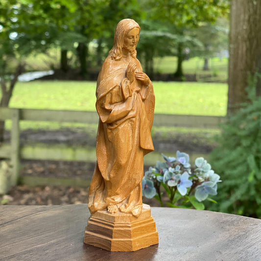 Antiek houtsnijwerk Jezus - Bamestra Curiosa