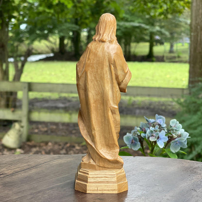 Antiek houtsnijwerk Jezus - Bamestra Curiosa