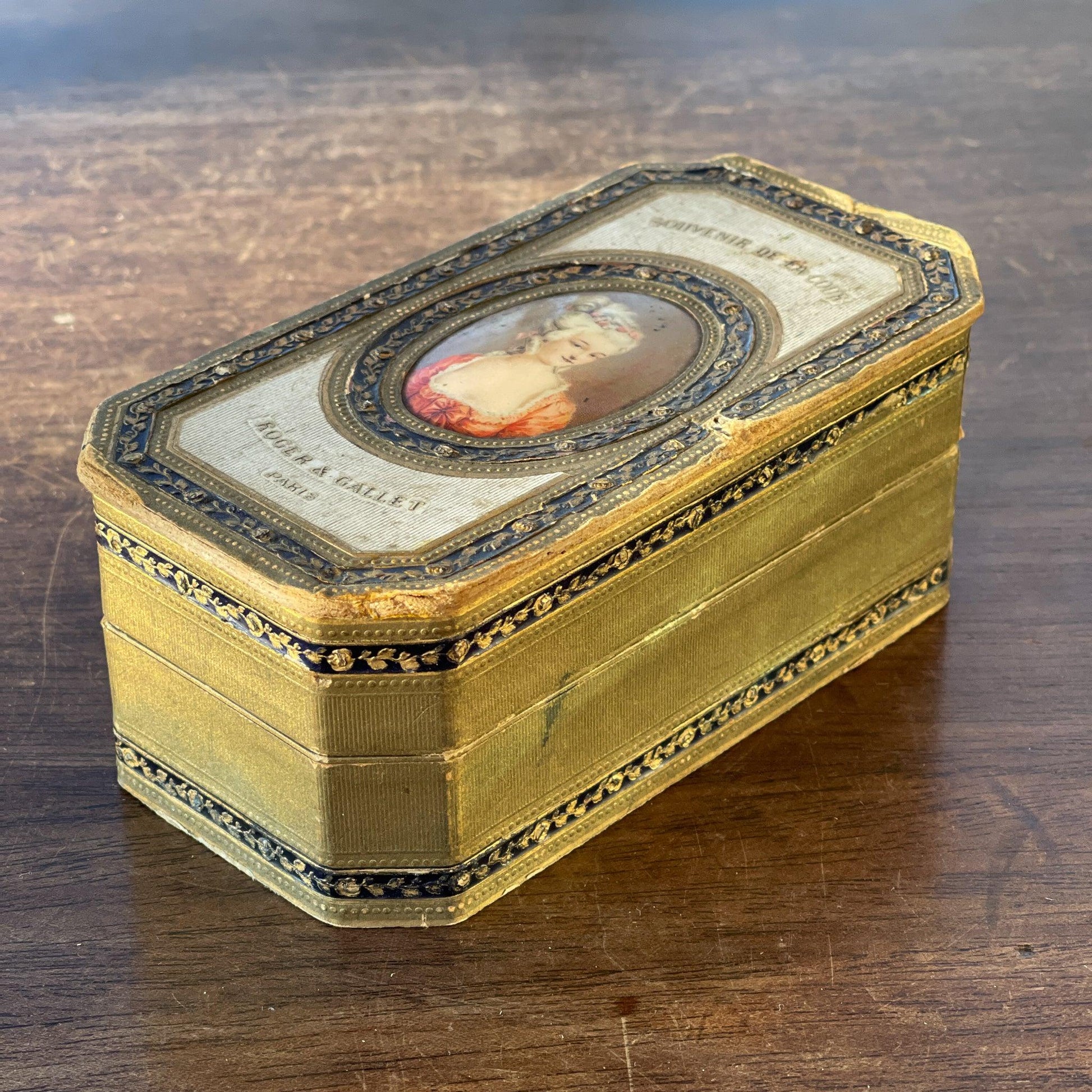 Antiek Parfum doosje van Roger & Gallet Paris (1922) - Bamestra Curiosa