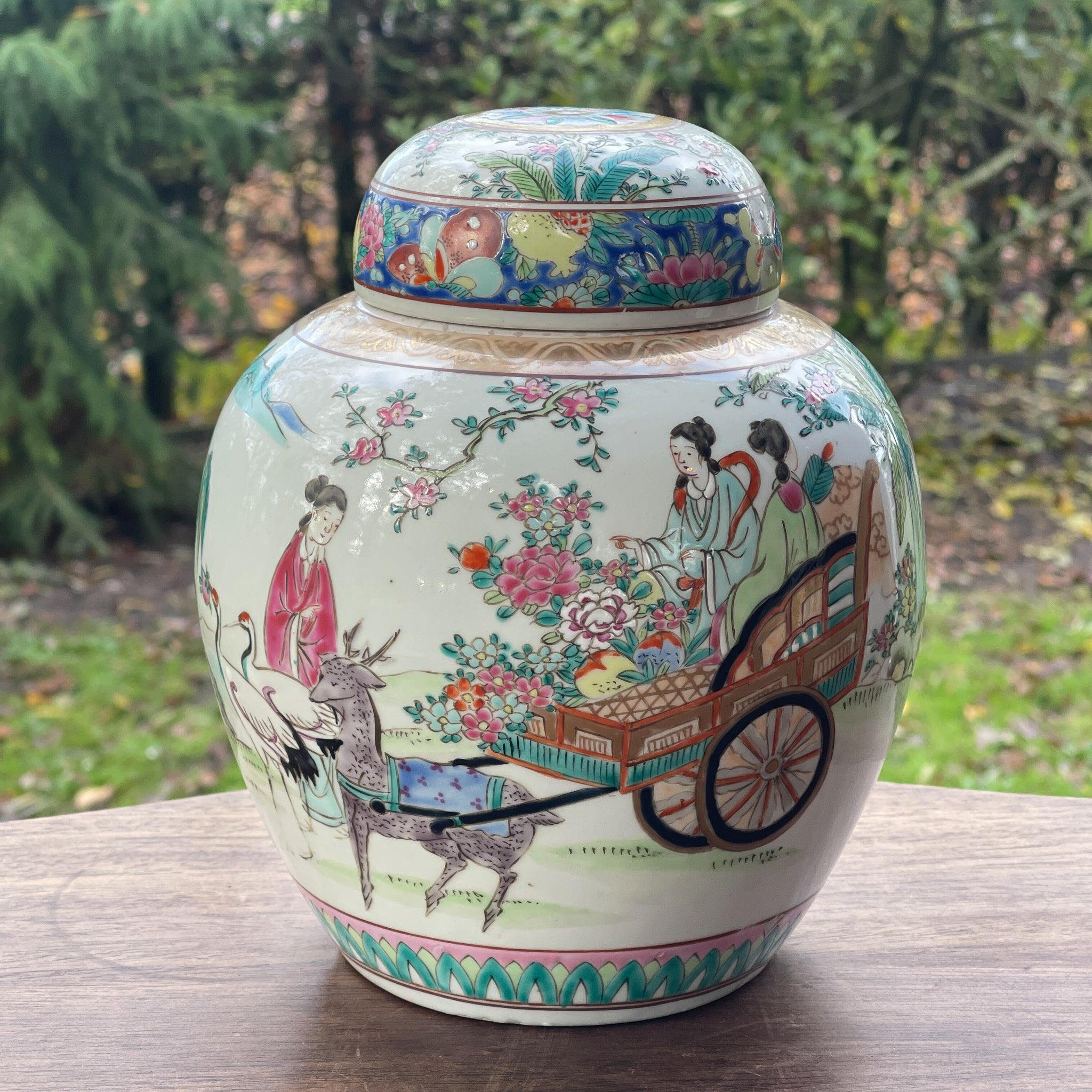 Antieke Chinese gemberpot - Bamestra Curiosa