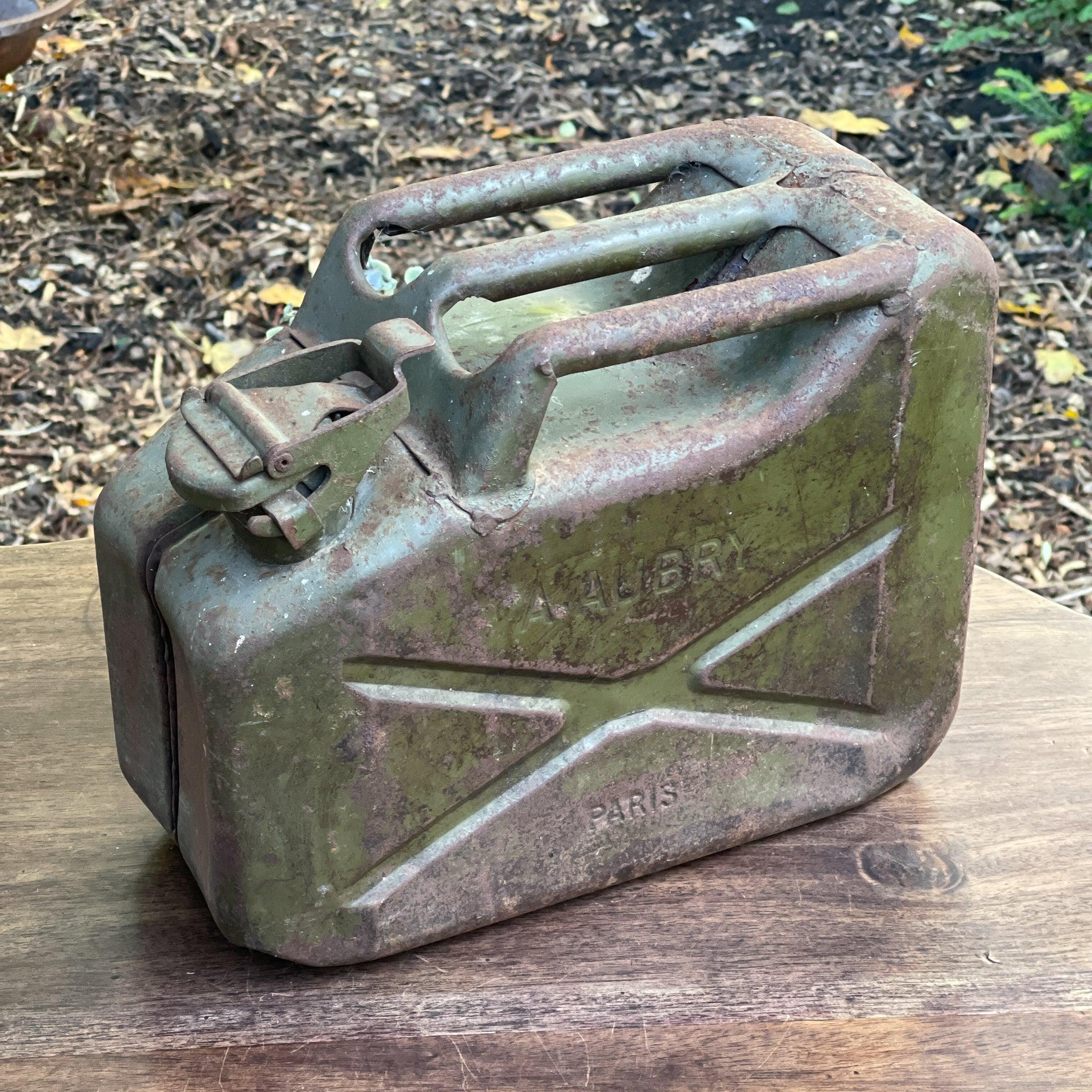 Antieke ijzeren Jerrycan A. Aubry Paris - Bamestra Curiosa