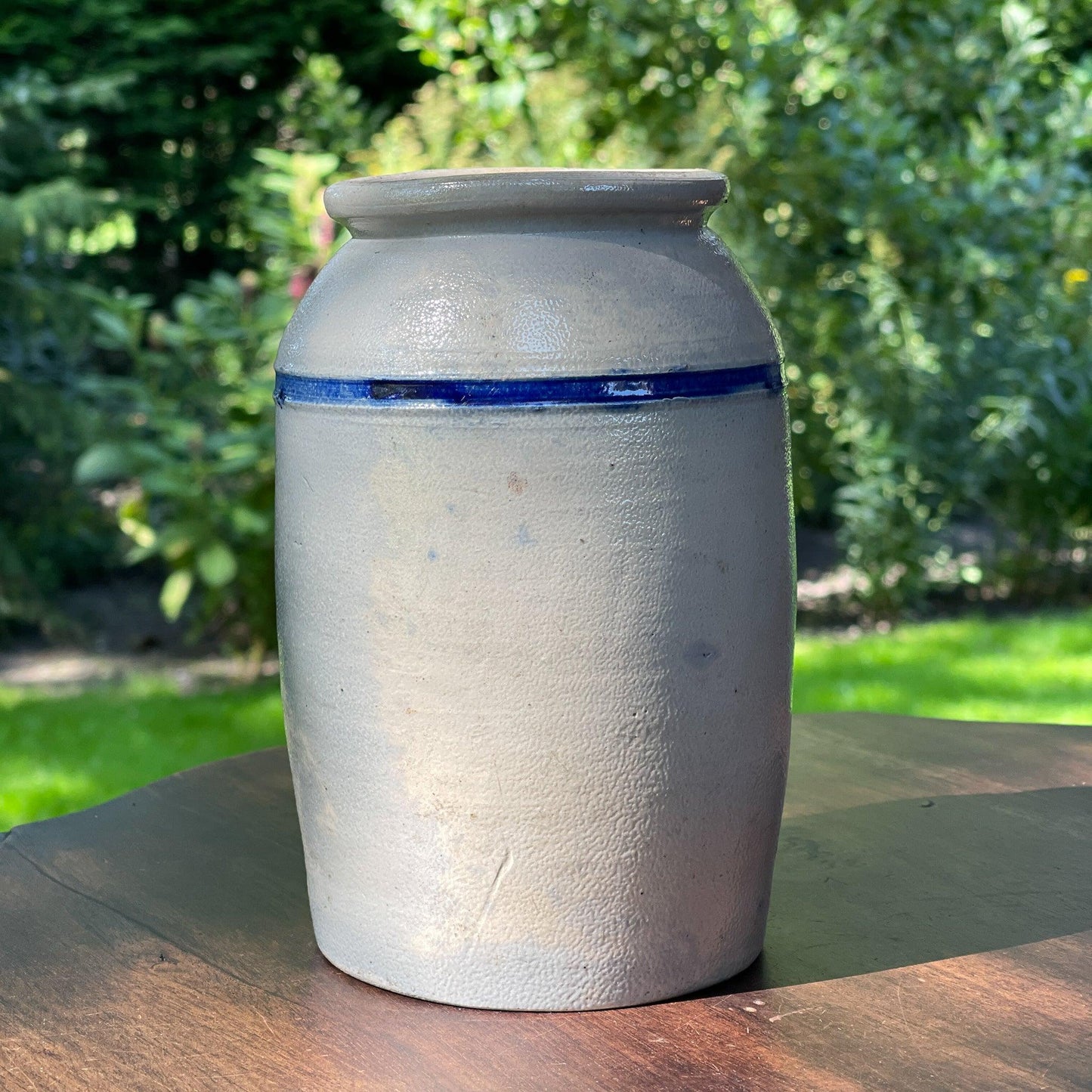 Antieke Keulse aardewerk Ansjovis pot Monnickendam - Bamestra Curiosa