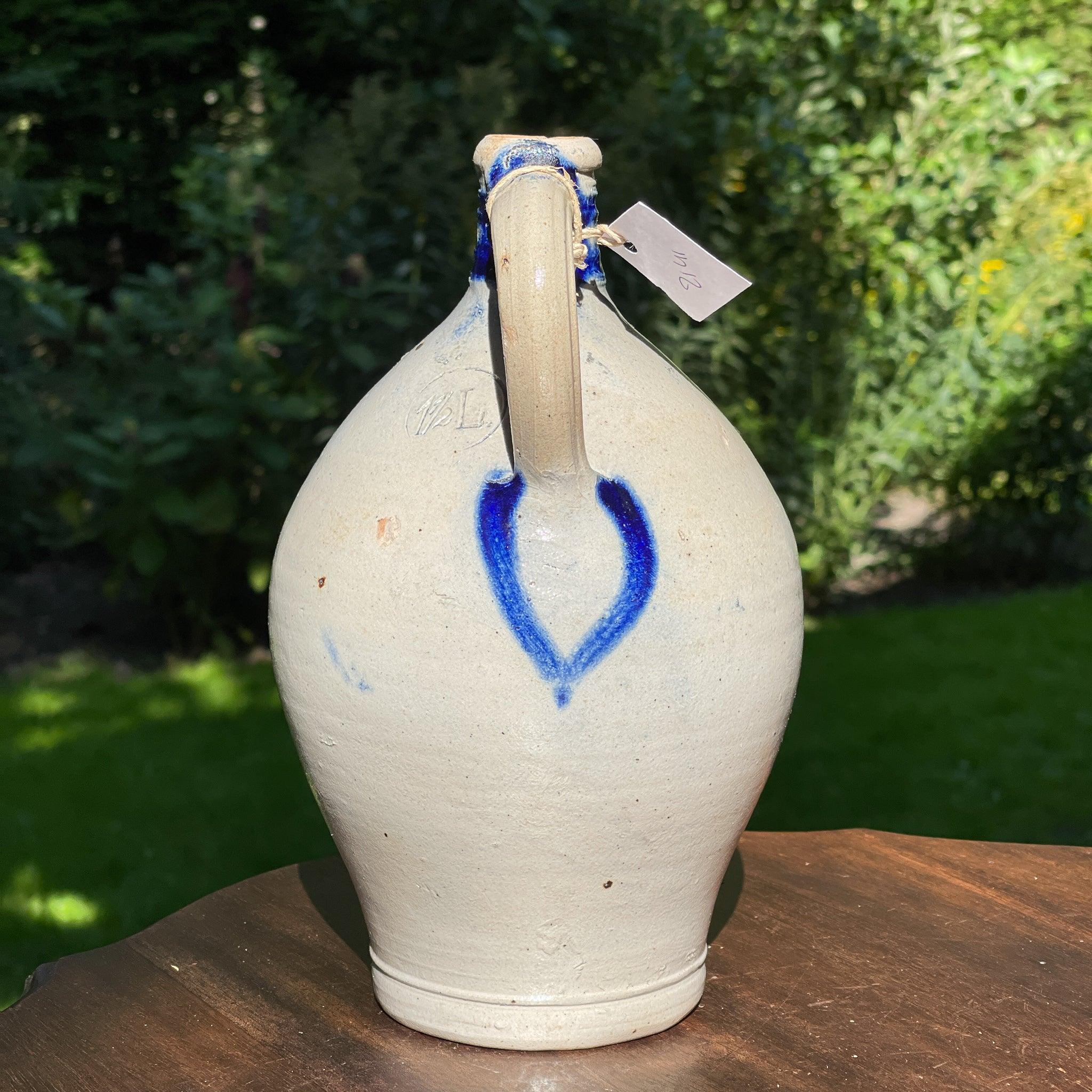 Antieke Keulse aardewerk kruik / vaas 1,5L - The Collectionist