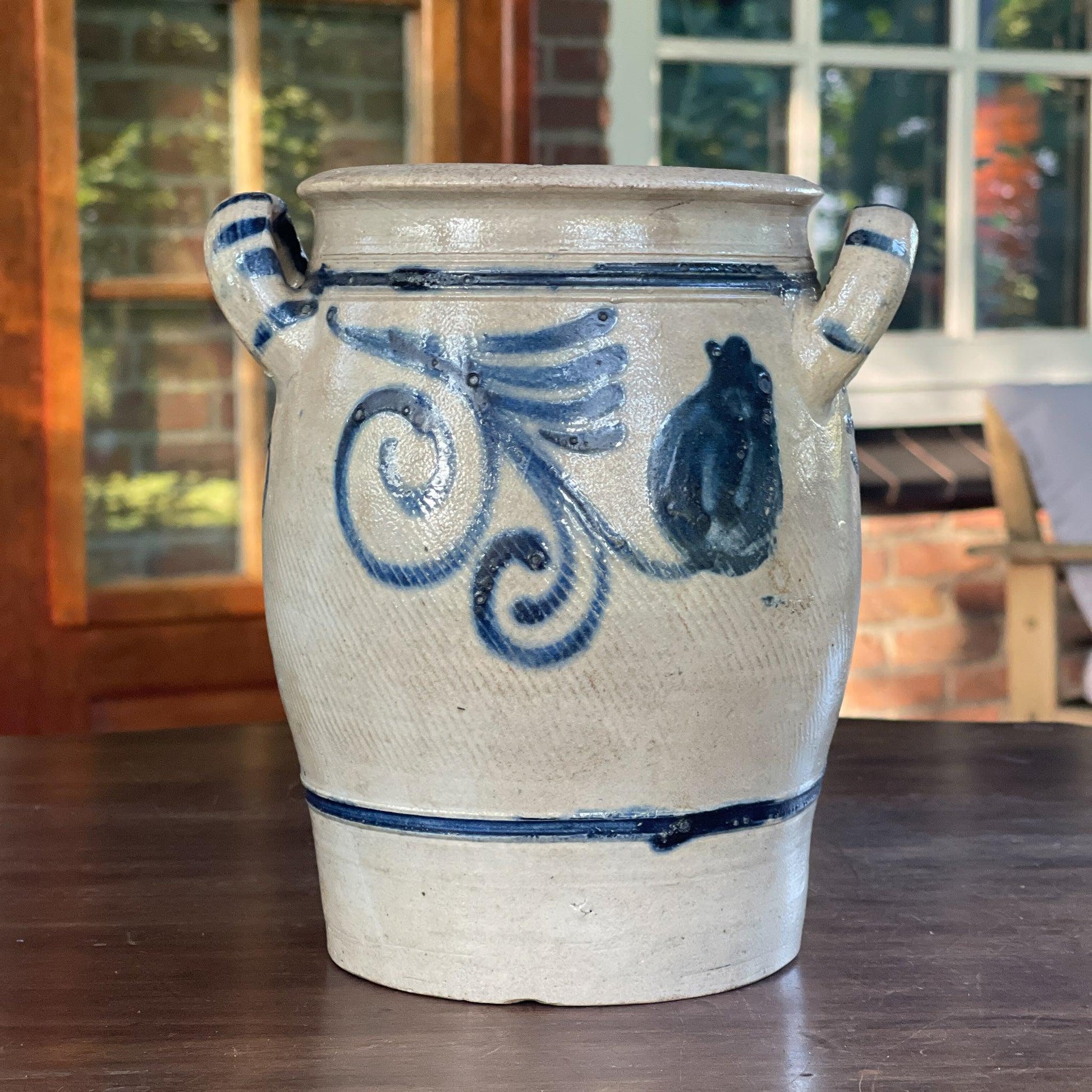 Antieke Keulse aardewerk pot / bloempot - Bamestra Curiosa