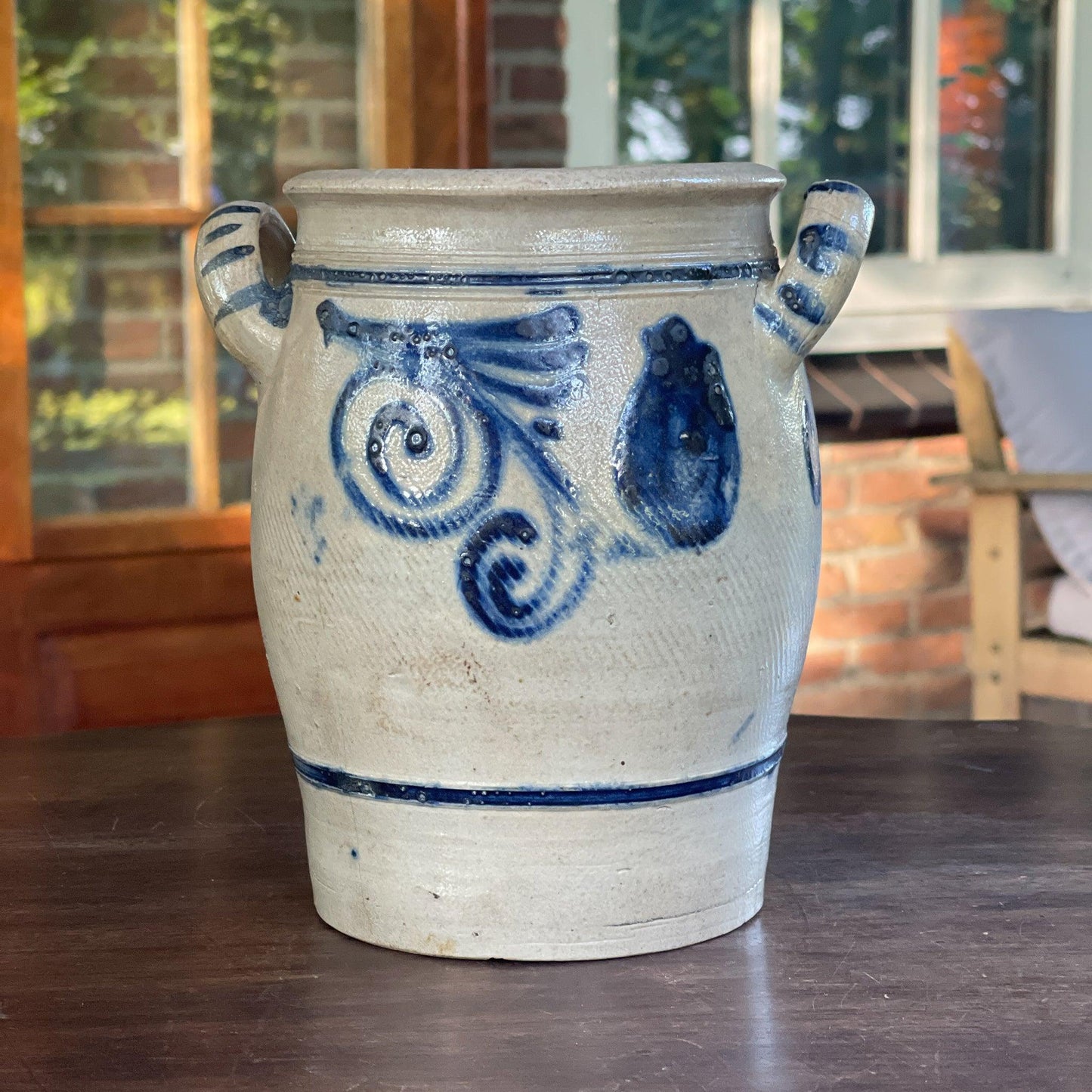 Antieke Keulse aardewerk pot / bloempot - Bamestra Curiosa