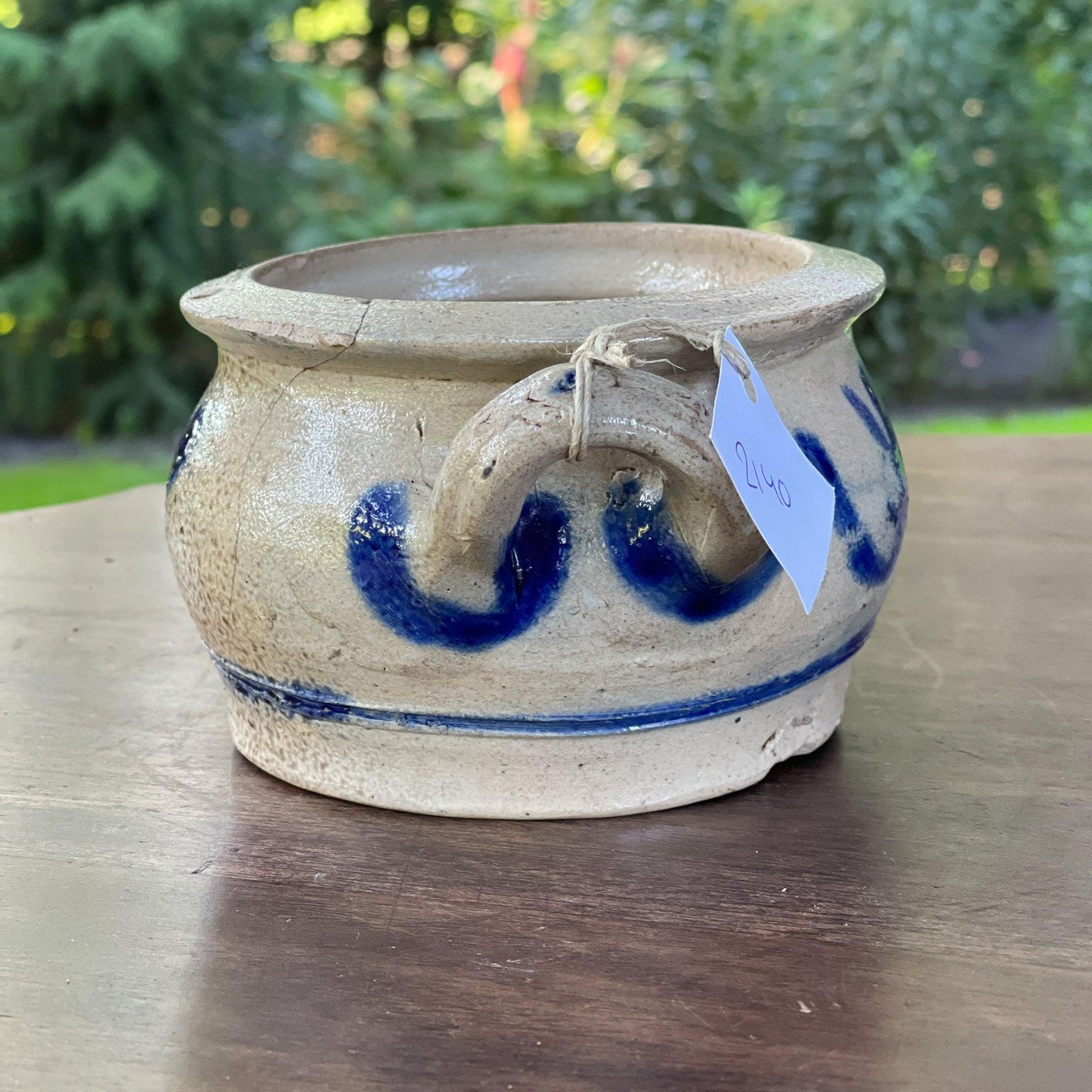 Antieke Keulse aardewerk pot / bloempot - Bamestra Curiosa