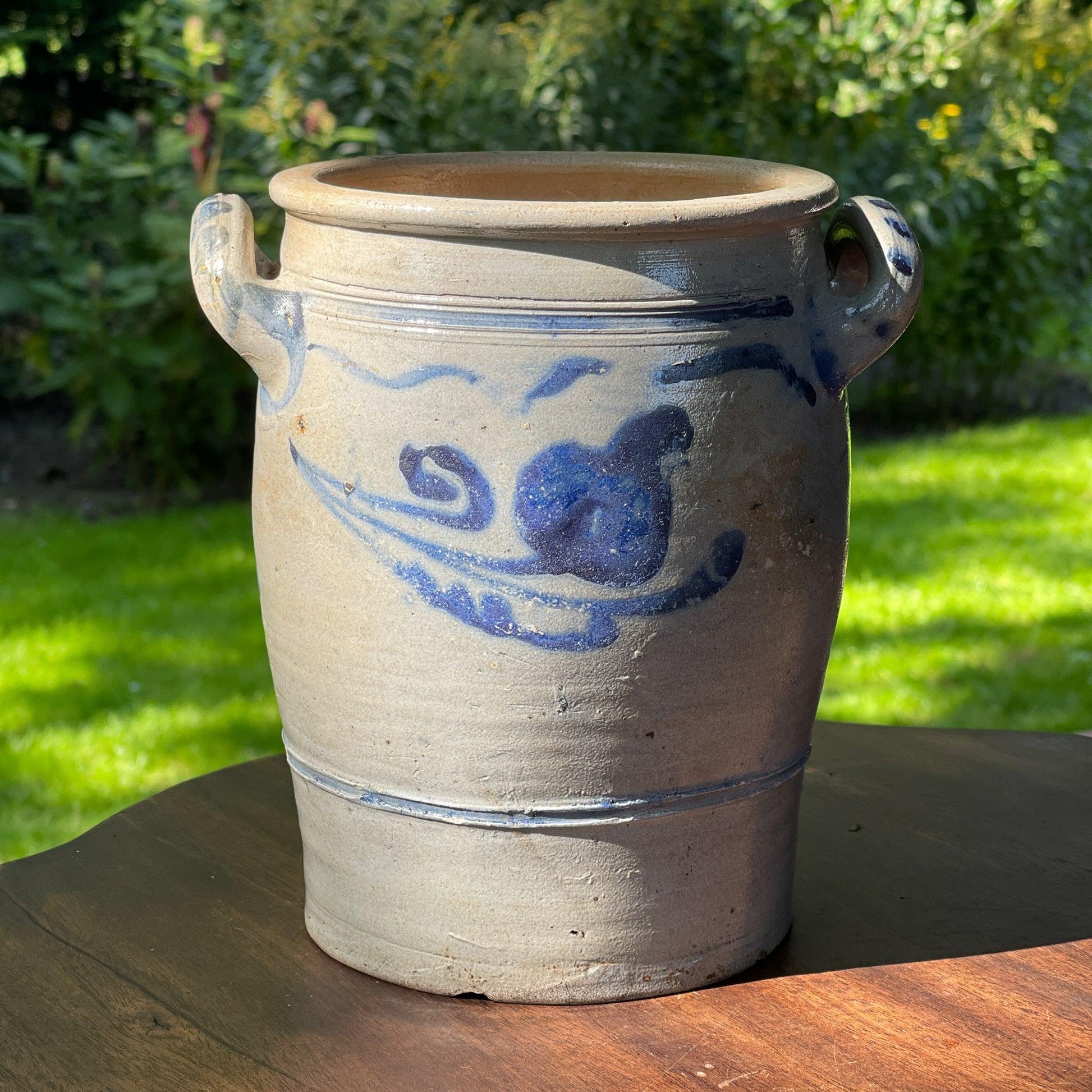 Antieke Keulse aardewerk pot / bloempot - Bamestra Curiosa