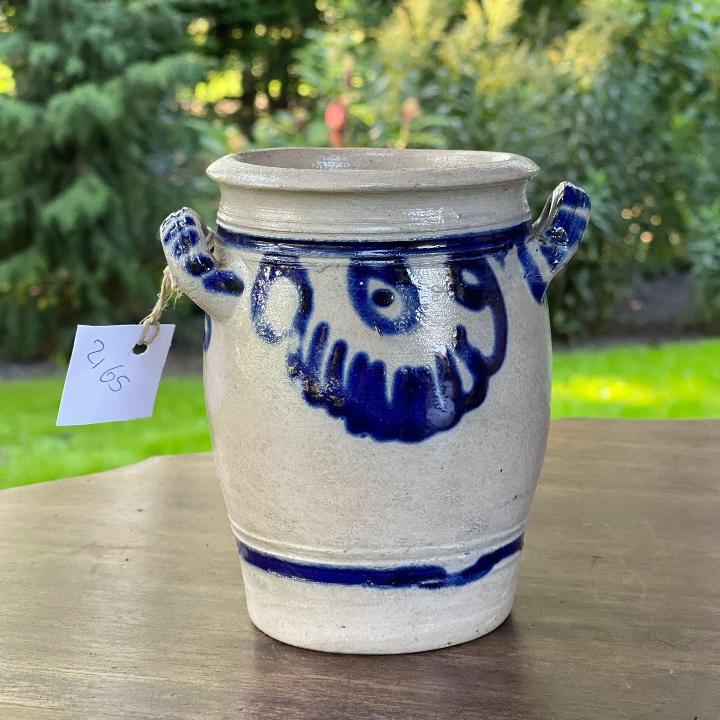 Antieke Keulse aardewerk pot / bloempot - Bamestra Curiosa