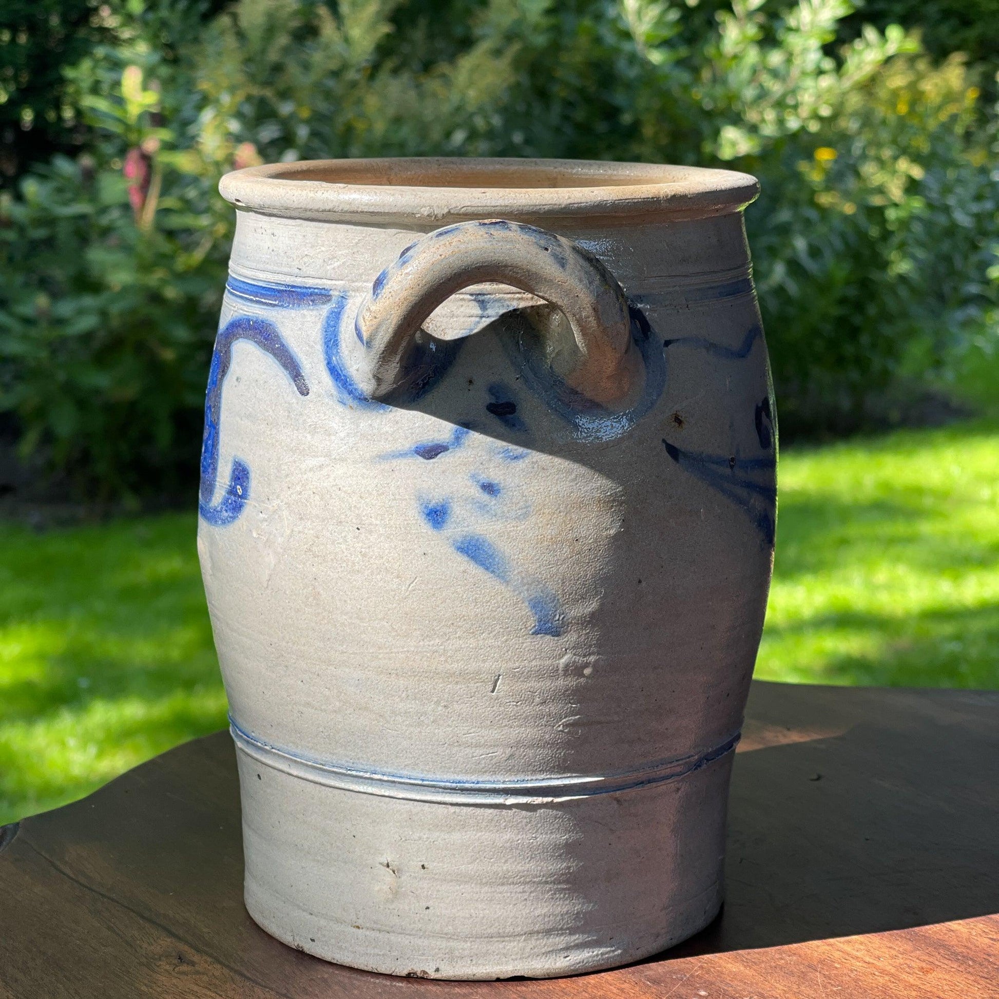 Antieke Keulse aardewerk pot / bloempot - Bamestra Curiosa