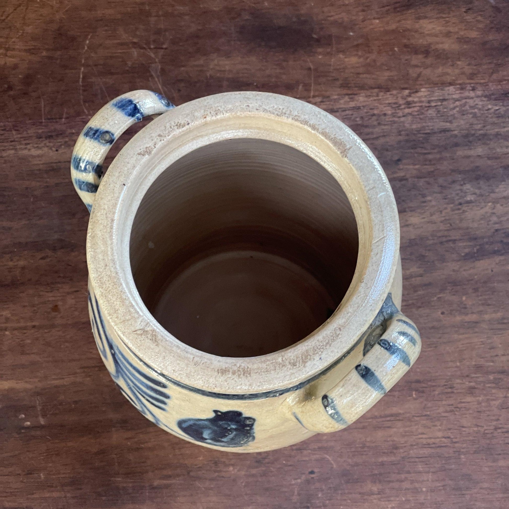 Antieke Keulse aardewerk pot / bloempot - Bamestra Curiosa