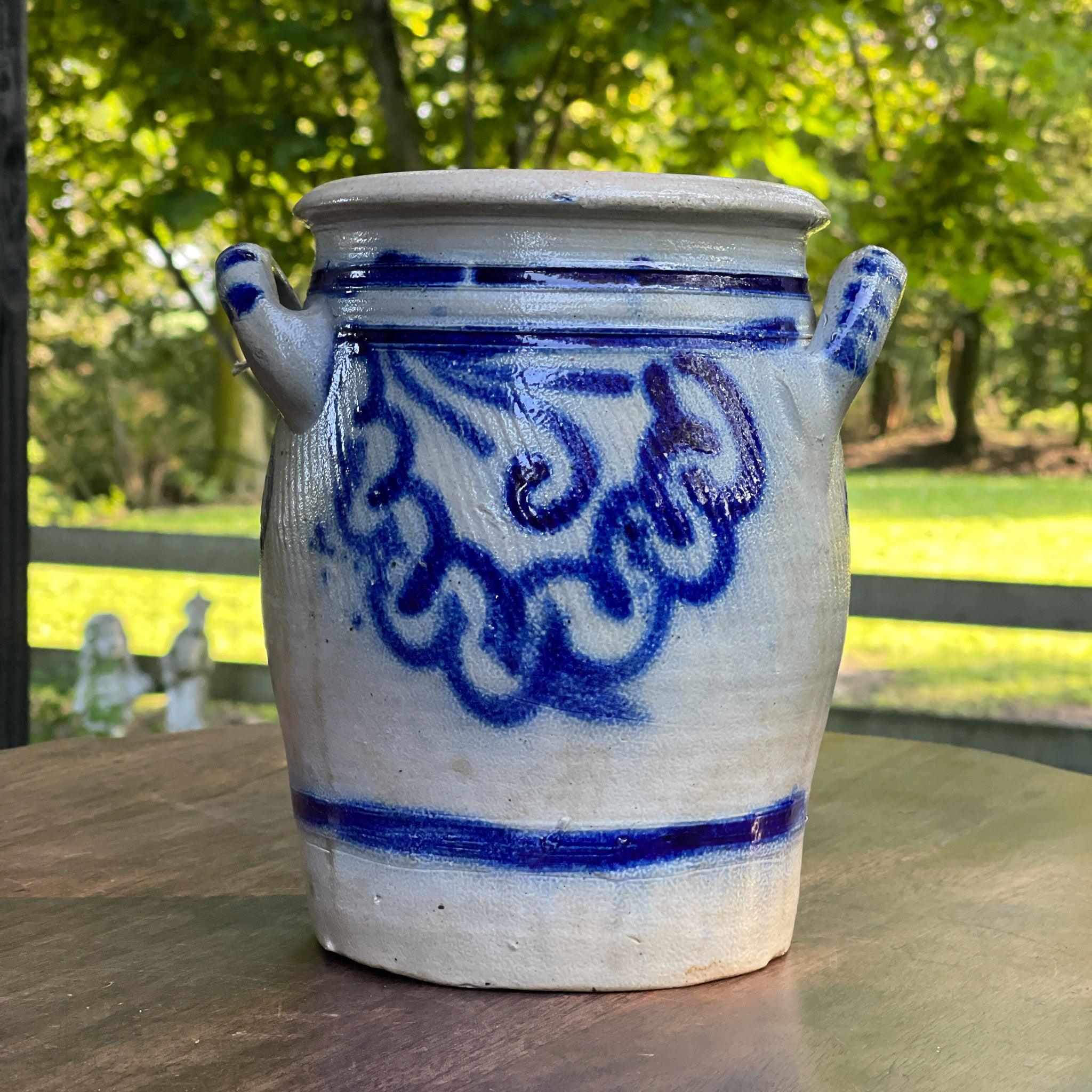 Antieke Keulse aardewerk pot / bloempot / vaas - Bamestra Curiosa