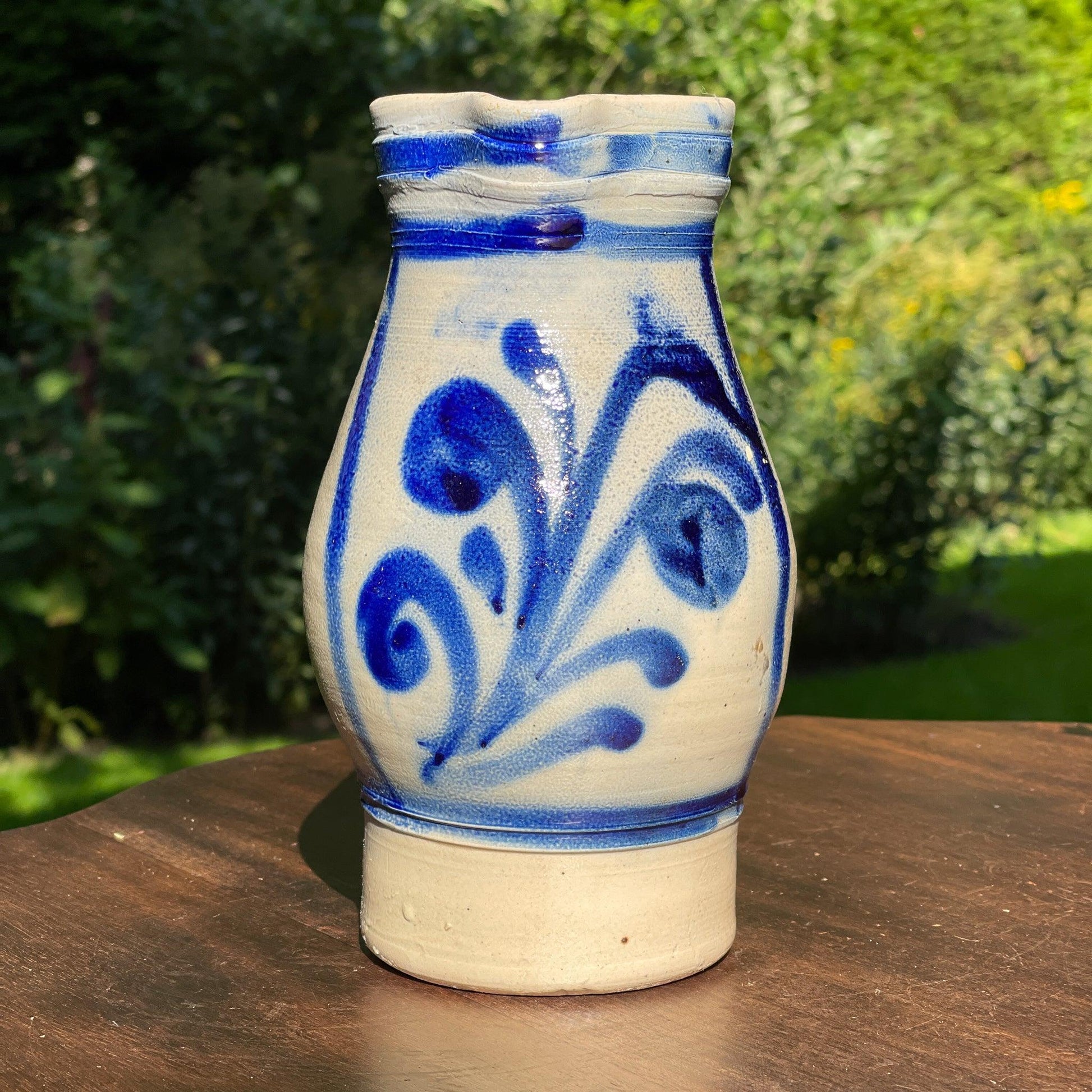 Antieke Keulse aardewerk schenkkan / vaas 1L - Bamestra Curiosa