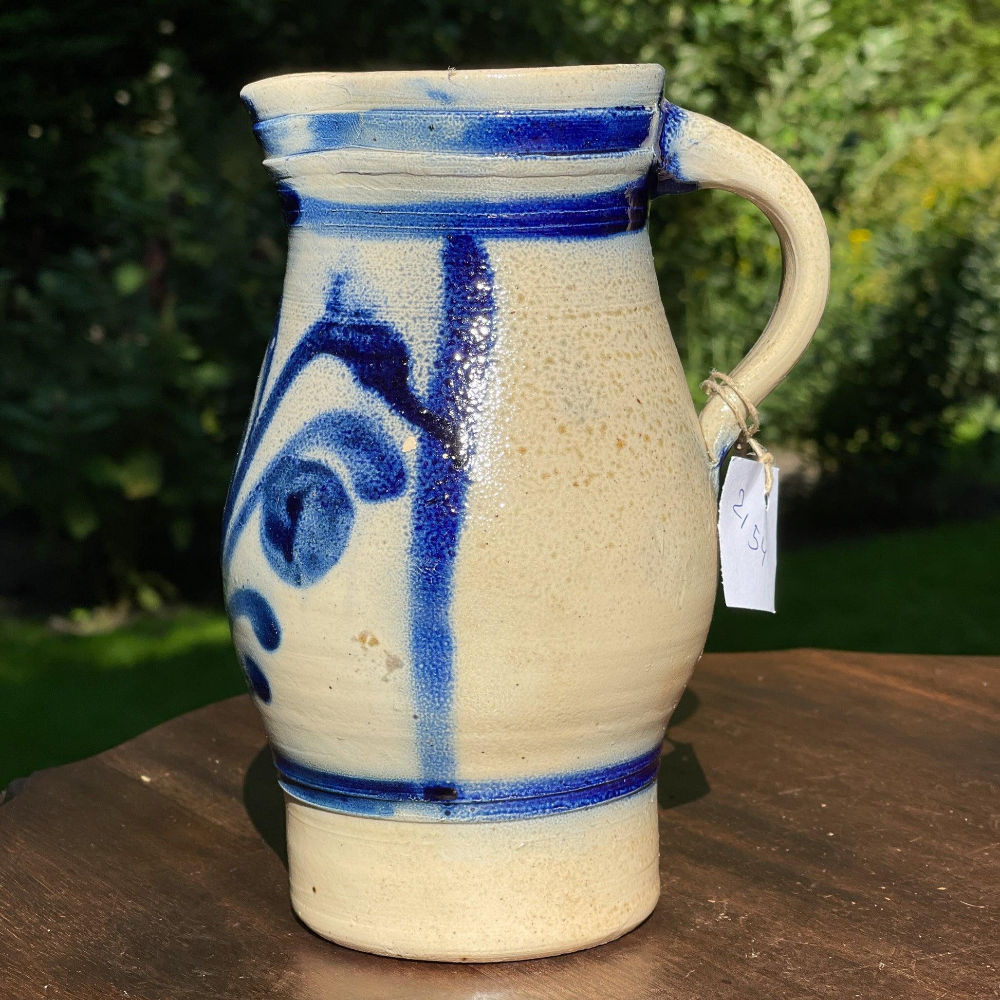 Antieke Keulse aardewerk schenkkan / vaas 1L - Bamestra Curiosa