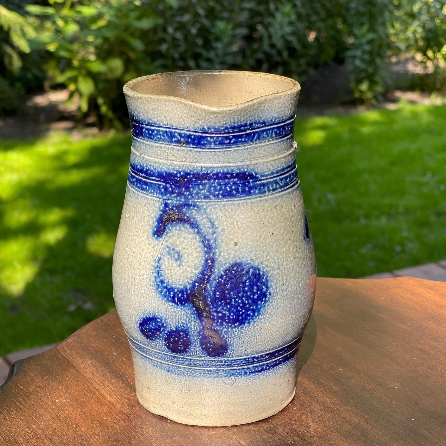 Antieke Keulse aardewerk schenkkan / vaas - Bamestra Curiosa