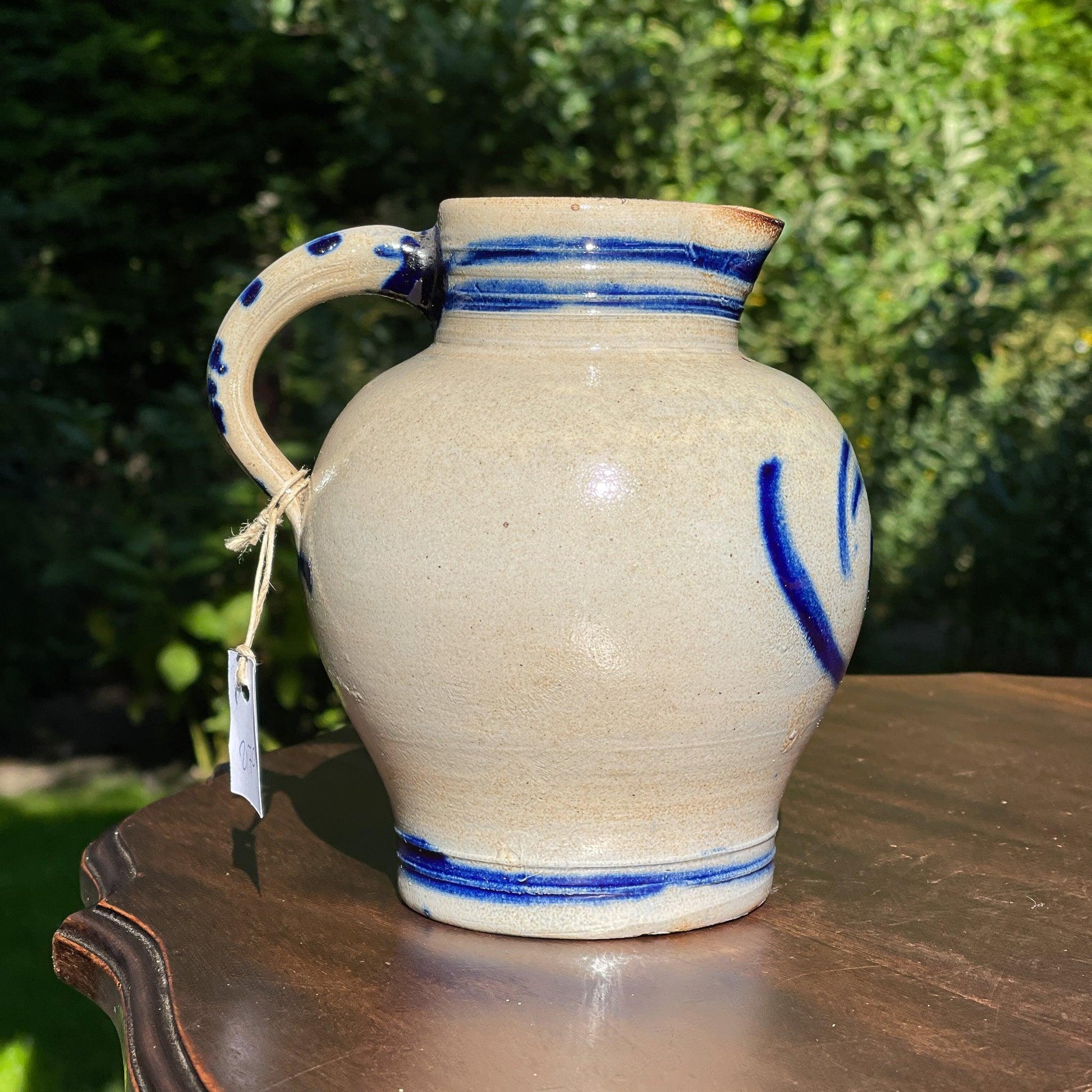 Antieke Keulse aardewerk schenkkannetje / vaasje - Bamestra Curiosa