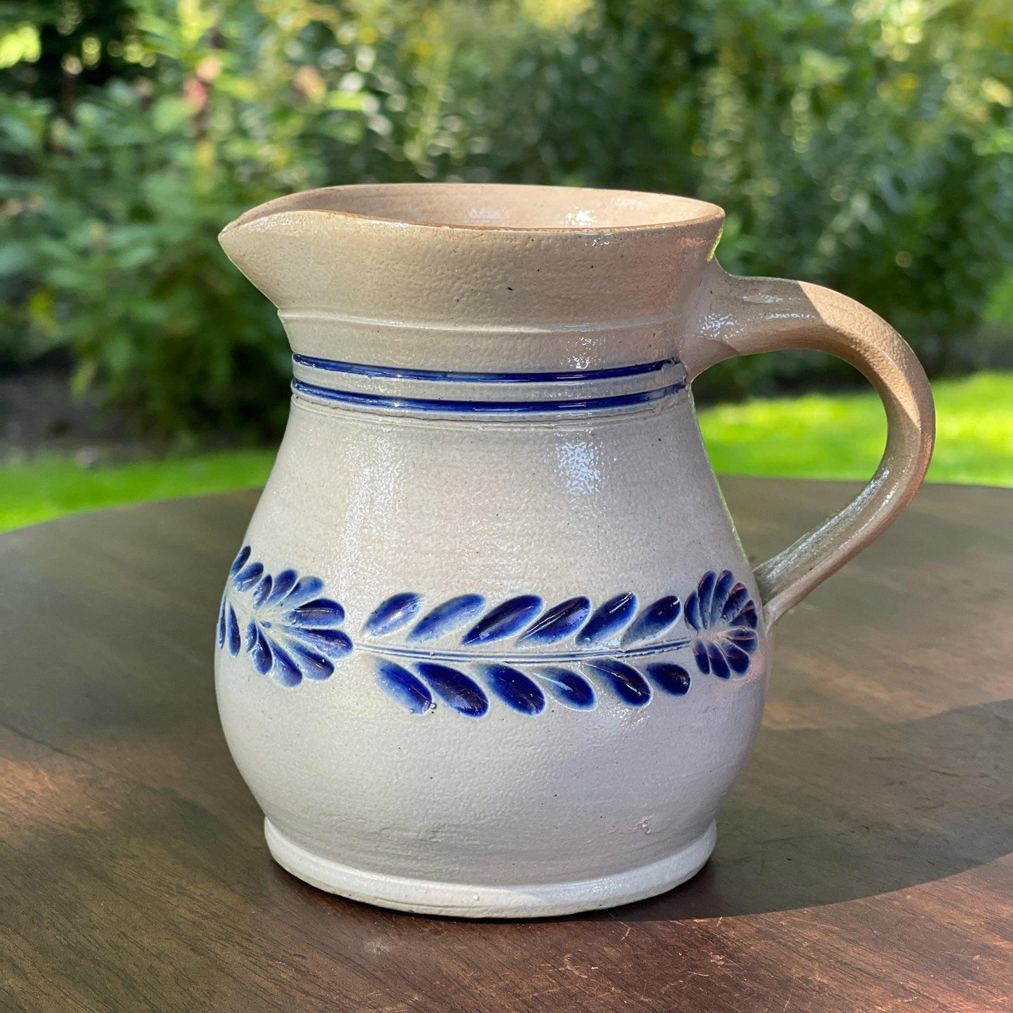 Antieke Keulse aardewerk schenkkannetje / vaasje - Bamestra Curiosa