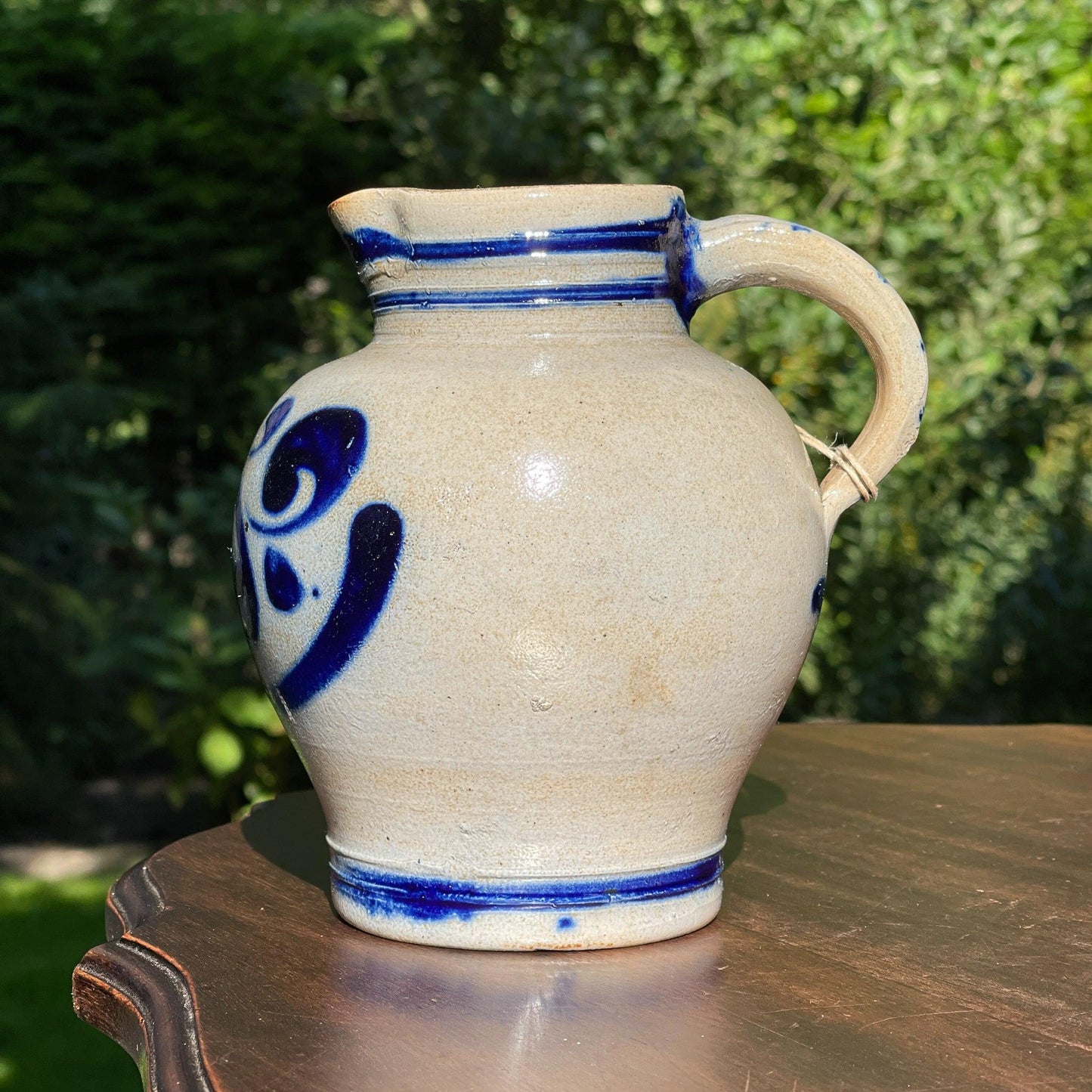 Antieke Keulse aardewerk schenkkannetje / vaasje - Bamestra Curiosa