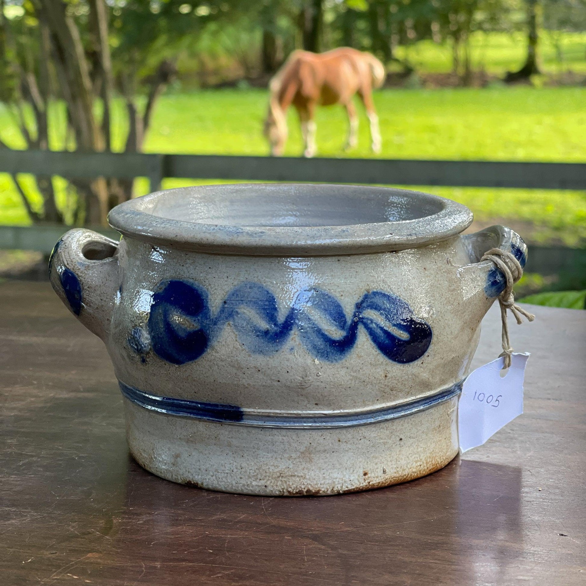 Antieke Keulse pot / bloempot - Bamestra Curiosa