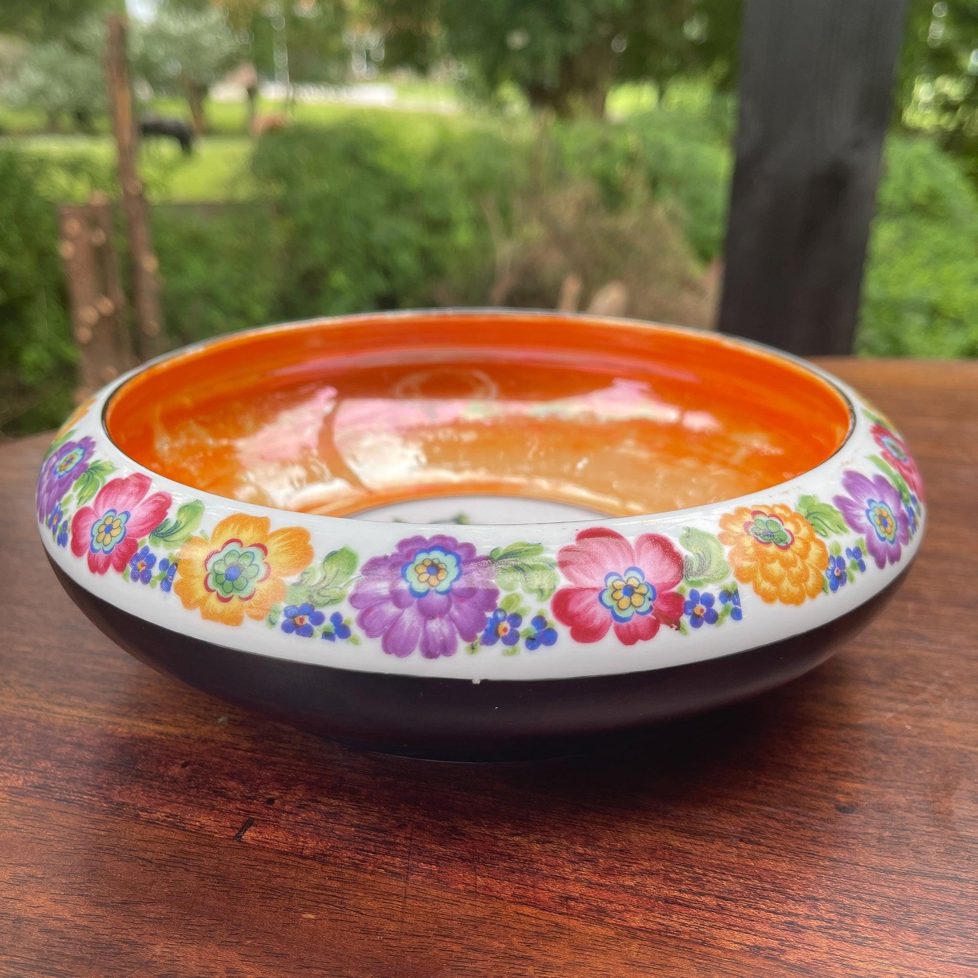 Antieke schaal met Kolibries (1910-1923) - Bamestra Curiosa