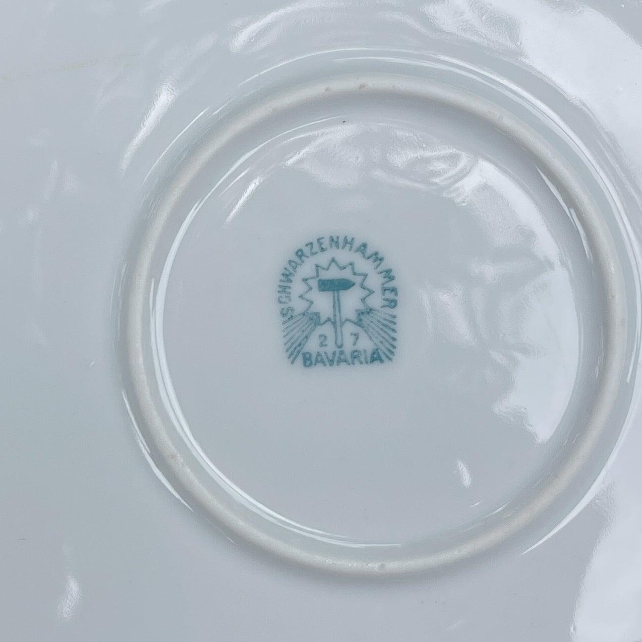 Antieke schaal met Kolibries (1910-1923) - Bamestra Curiosa