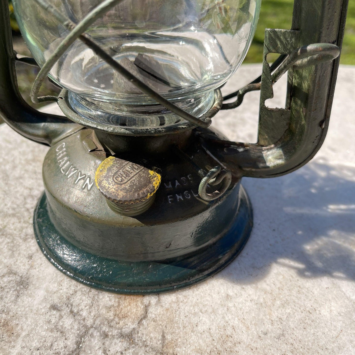 Antieke stormlantaarn petroleum lamp Chalwyn Far East - Bamestra Curiosa