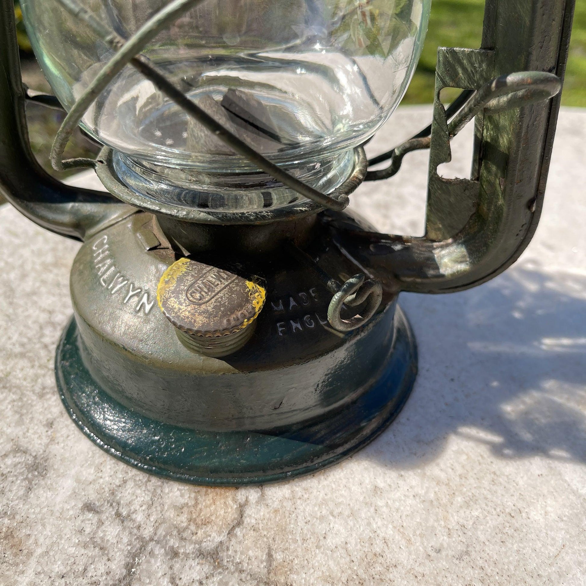 Antieke stormlantaarn petroleum lamp Chalwyn Far East - Bamestra Curiosa