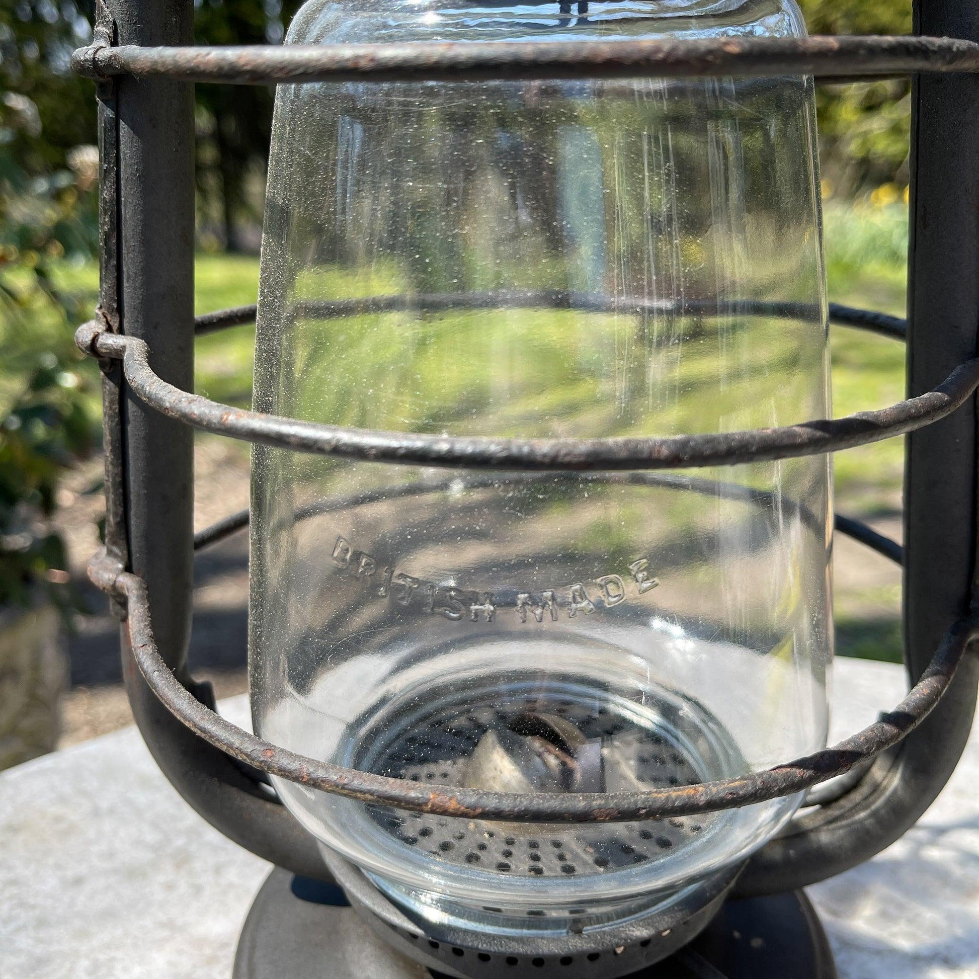 Antieke stormlantaarn Sherwoods Birmingham Cruiser 1457 - Bamestra Curiosa