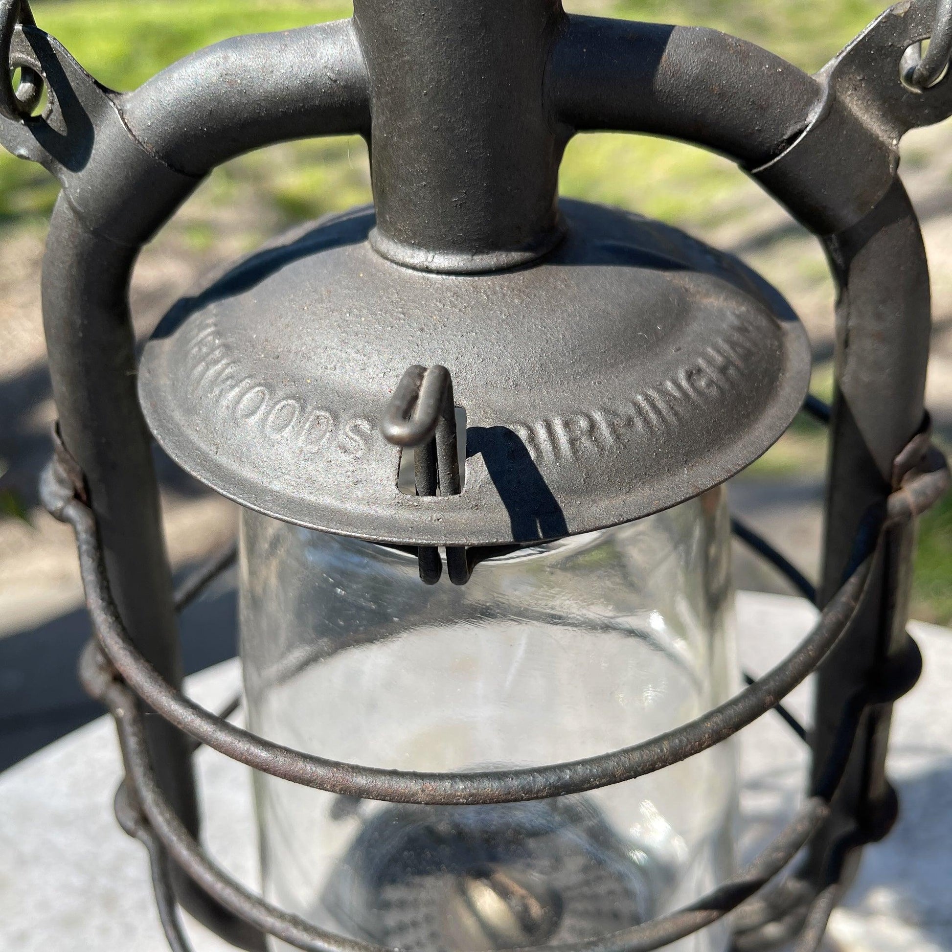 Antieke stormlantaarn Sherwoods Birmingham Cruiser 1457 - Bamestra Curiosa