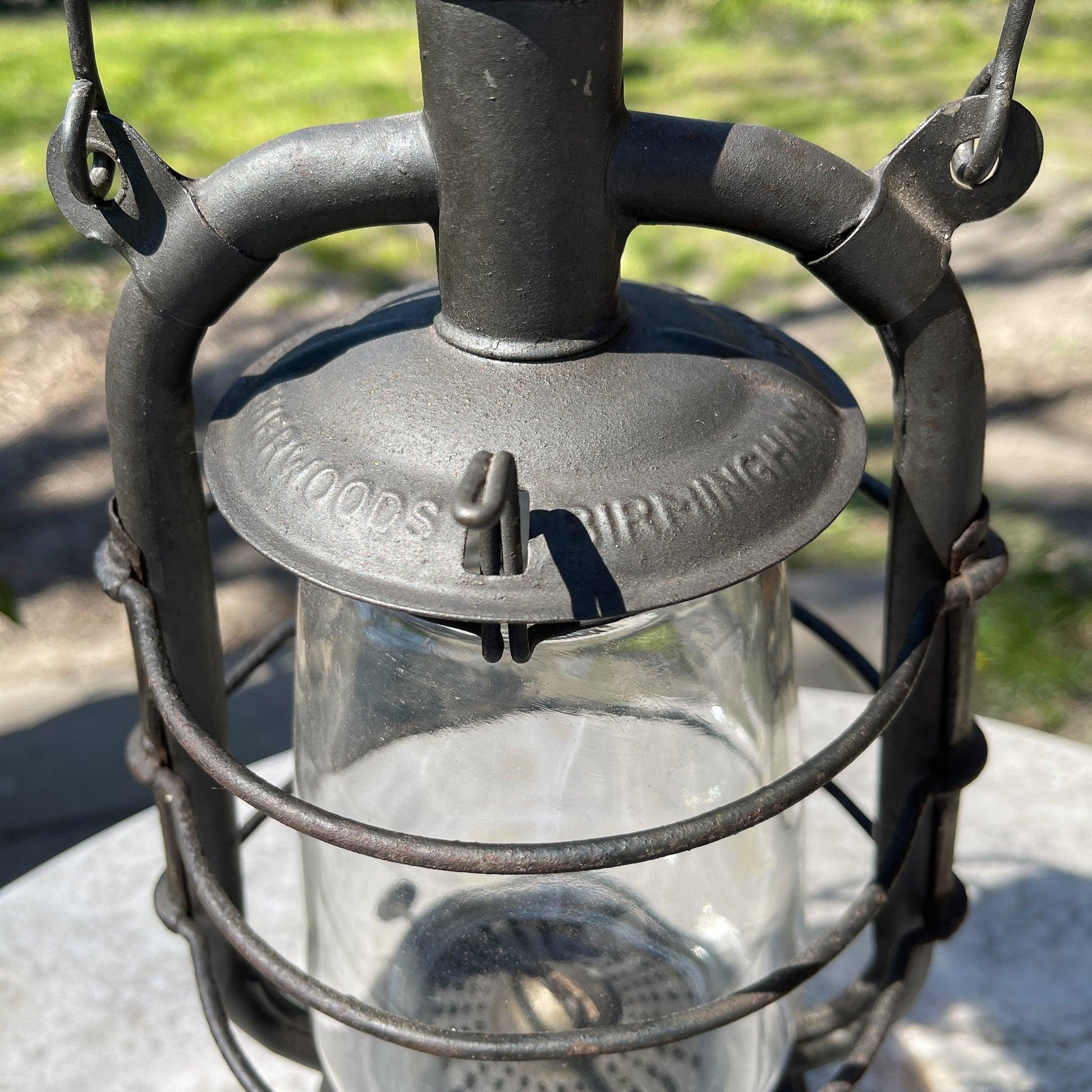 Antieke stormlantaarn Sherwoods Birmingham Cruiser 1457 - Bamestra Curiosa