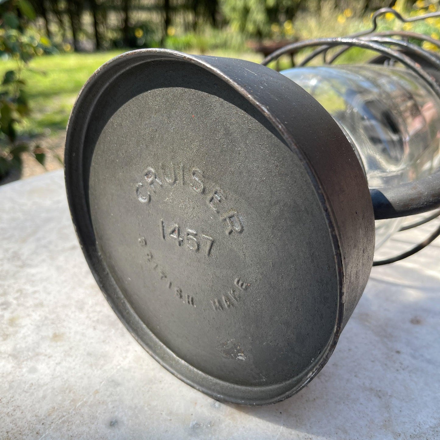 Antieke stormlantaarn Sherwoods Birmingham Cruiser 1457 - Bamestra Curiosa