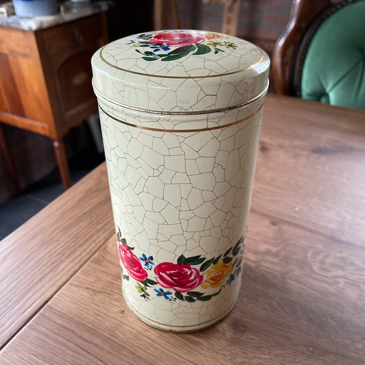 Antieke Verkade beschuit blik - Bamestra Curiosa