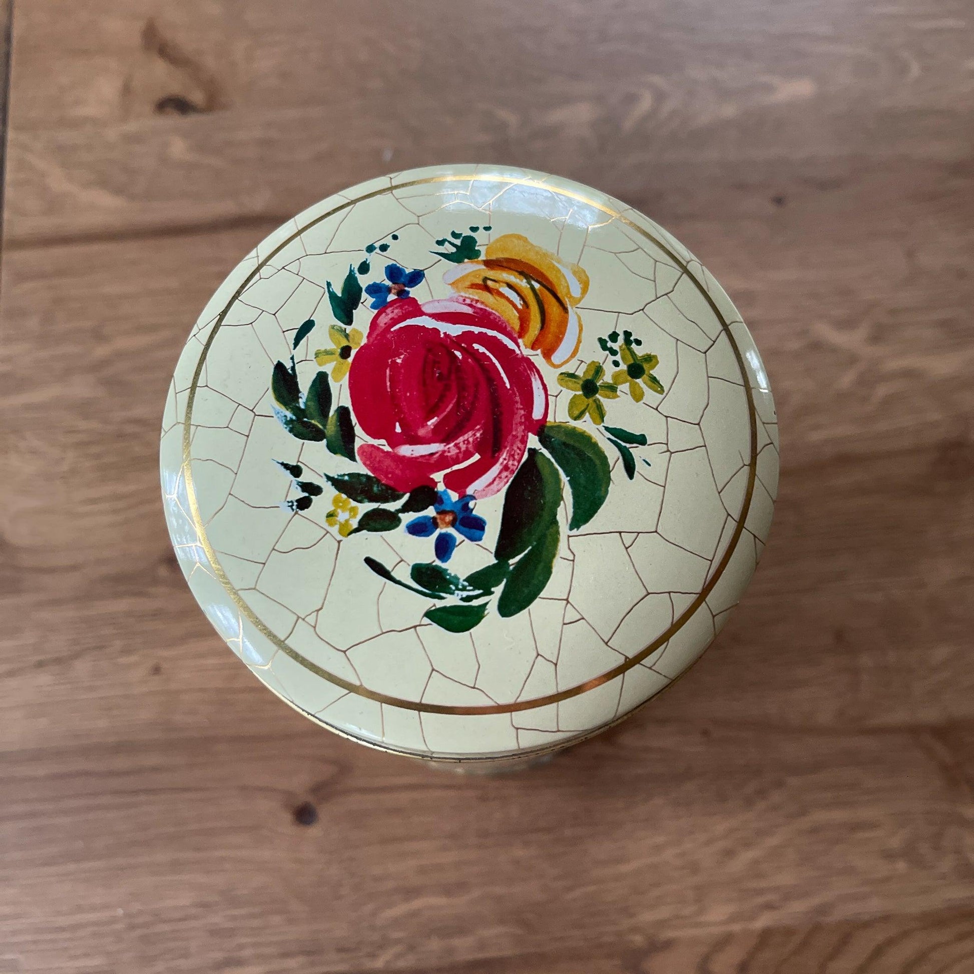 Antieke Verkade beschuit blik - Bamestra Curiosa