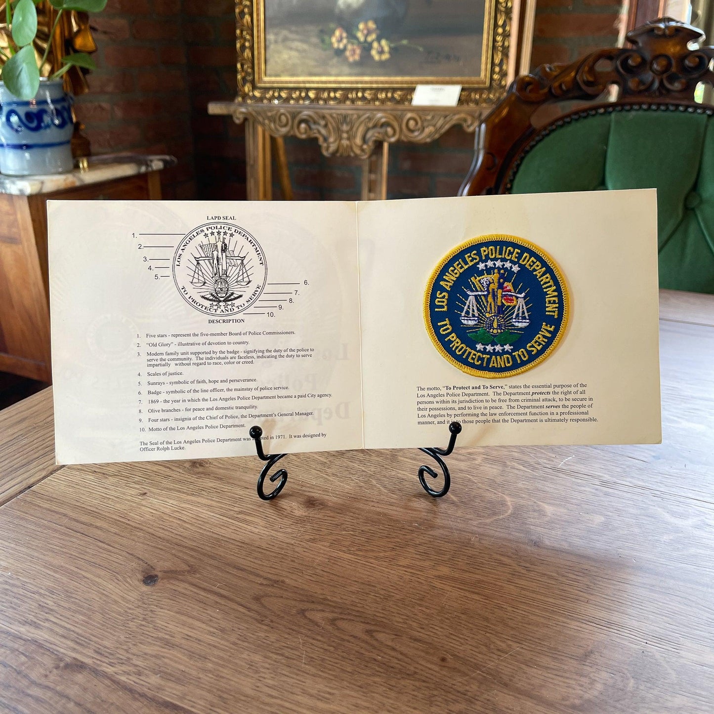 Badge van Los Angeles Police Department - Bamestra Curiosa