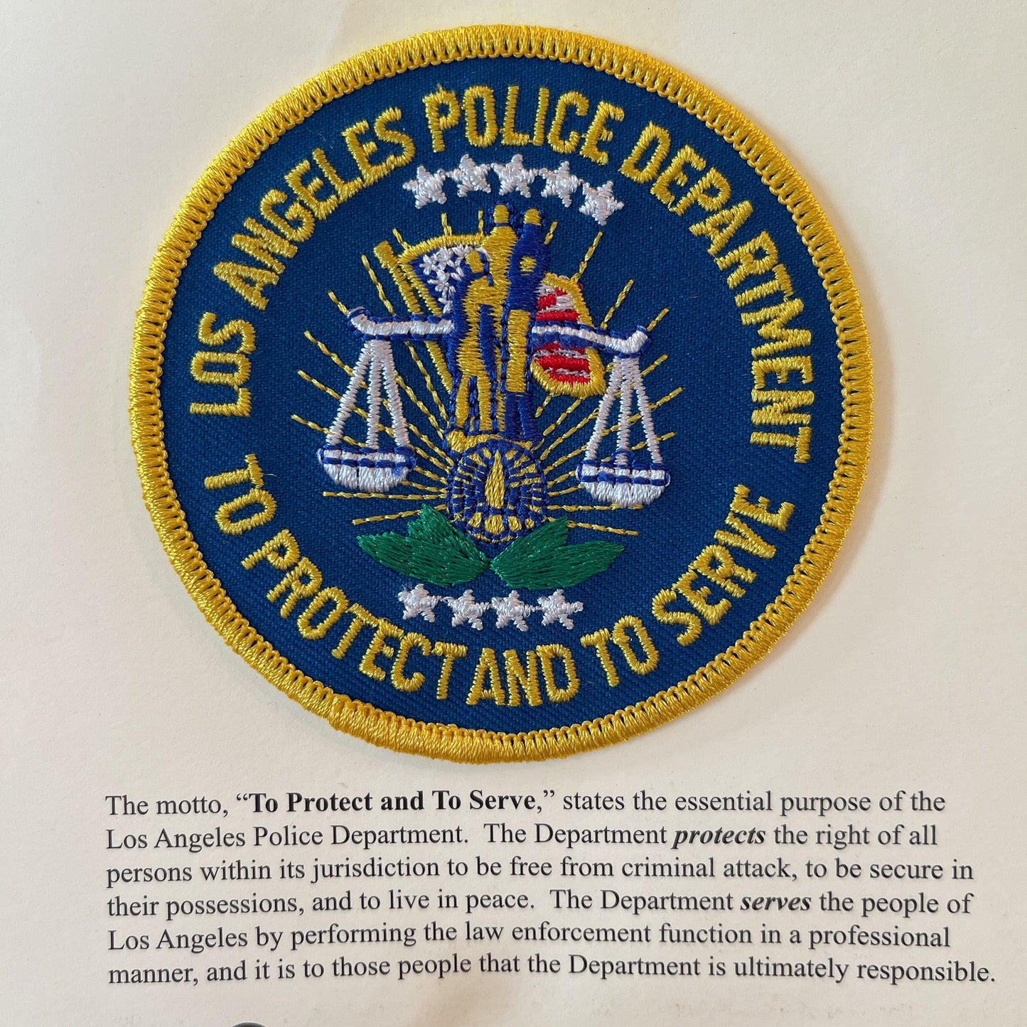 Badge van Los Angeles Police Department - Bamestra Curiosa