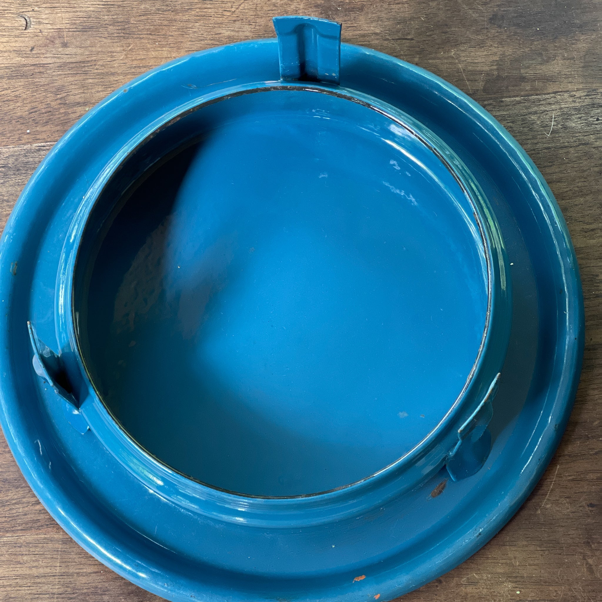 Blauwe 3 Pits Petroleumstel - The Collectionist
