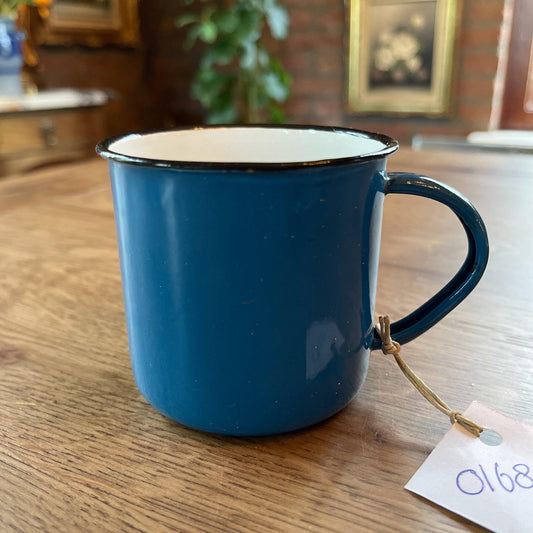 Blauwe emaille beker - Bamestra Curiosa