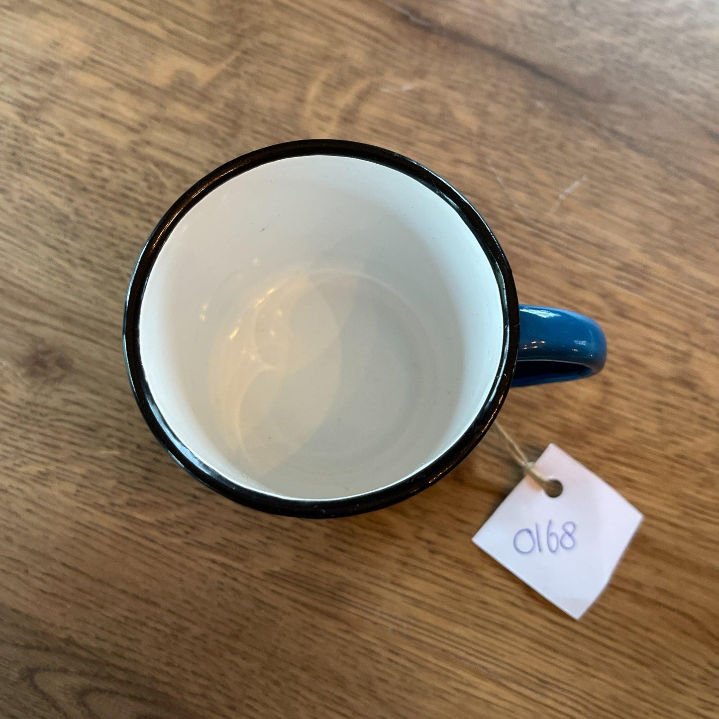 Blauwe emaille beker - Bamestra Curiosa