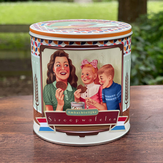 Blik Ambachtelijke Stroopwafelen - Bamestra Curiosa
