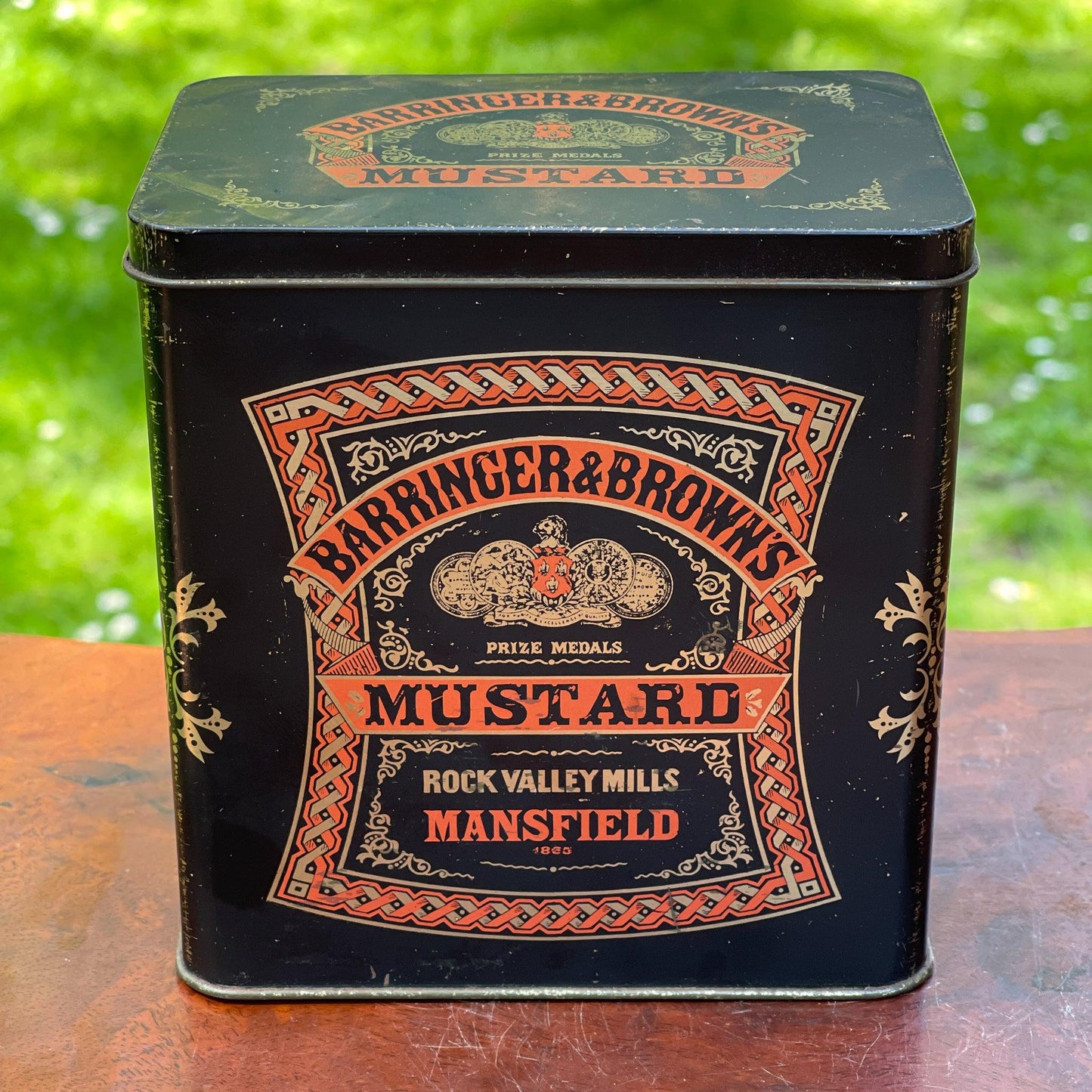 Blik van Barringer & Brown's Mustard - Bamestra Curiosa