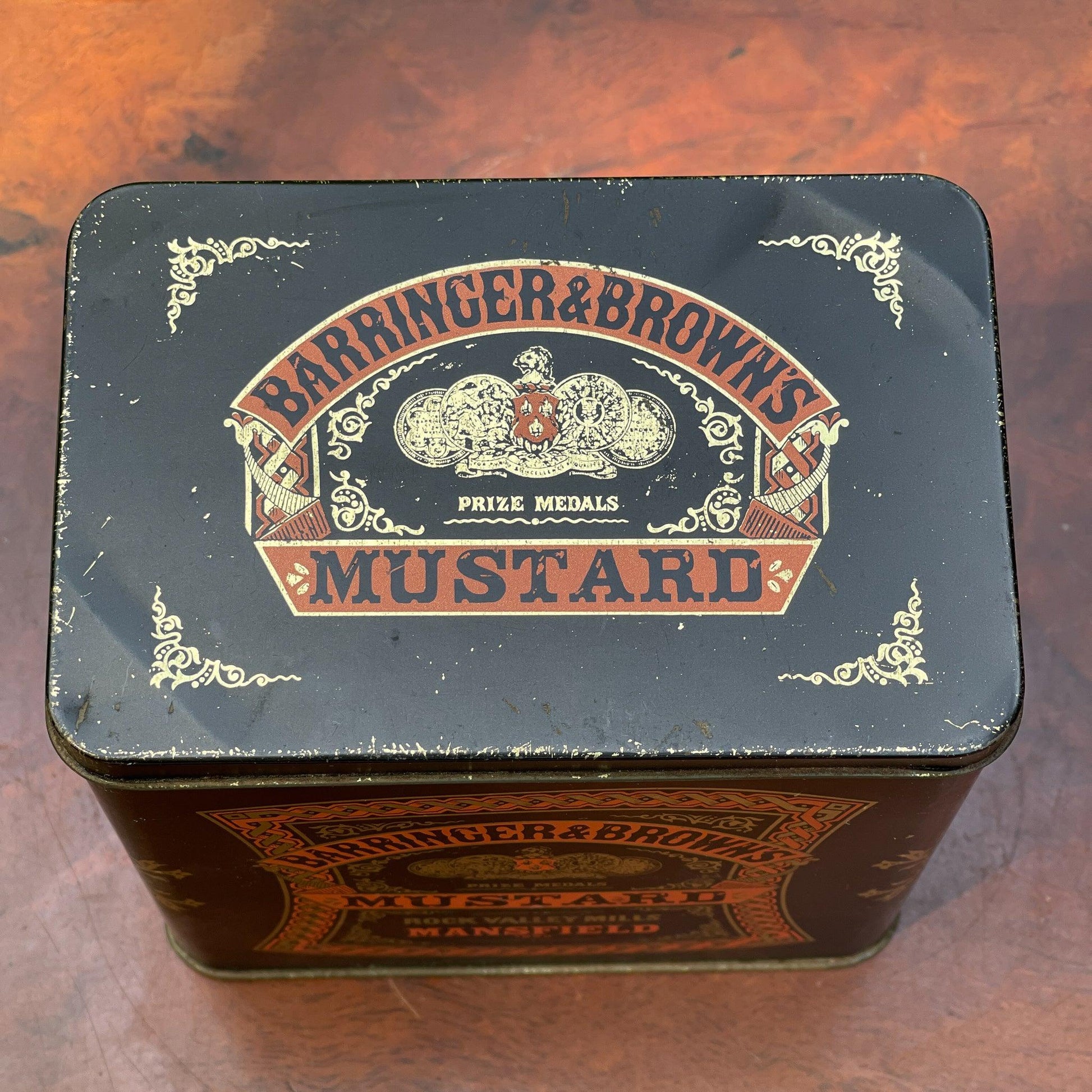 Blik van Barringer & Brown's Mustard - Bamestra Curiosa
