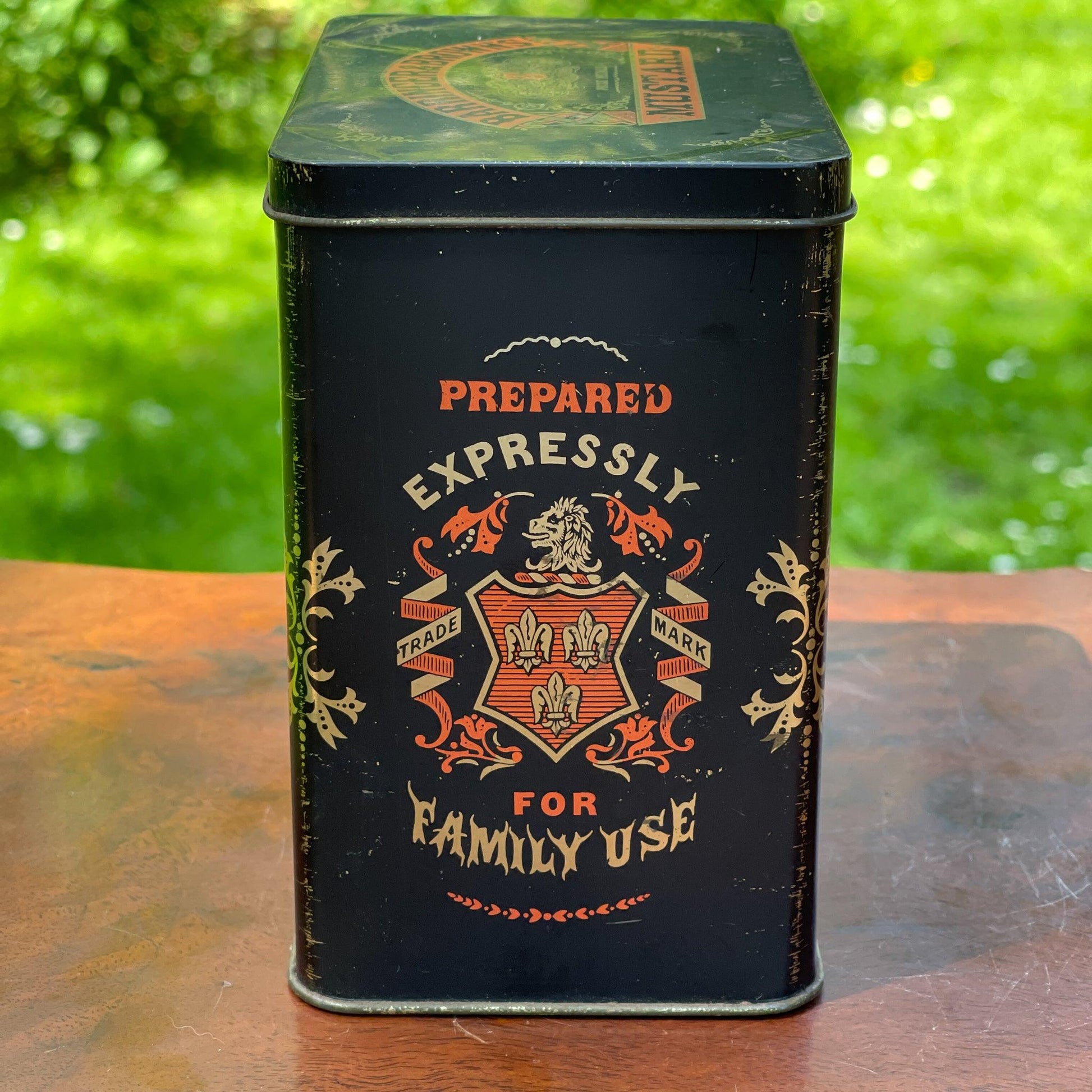 Blik van Barringer & Brown's Mustard - Bamestra Curiosa