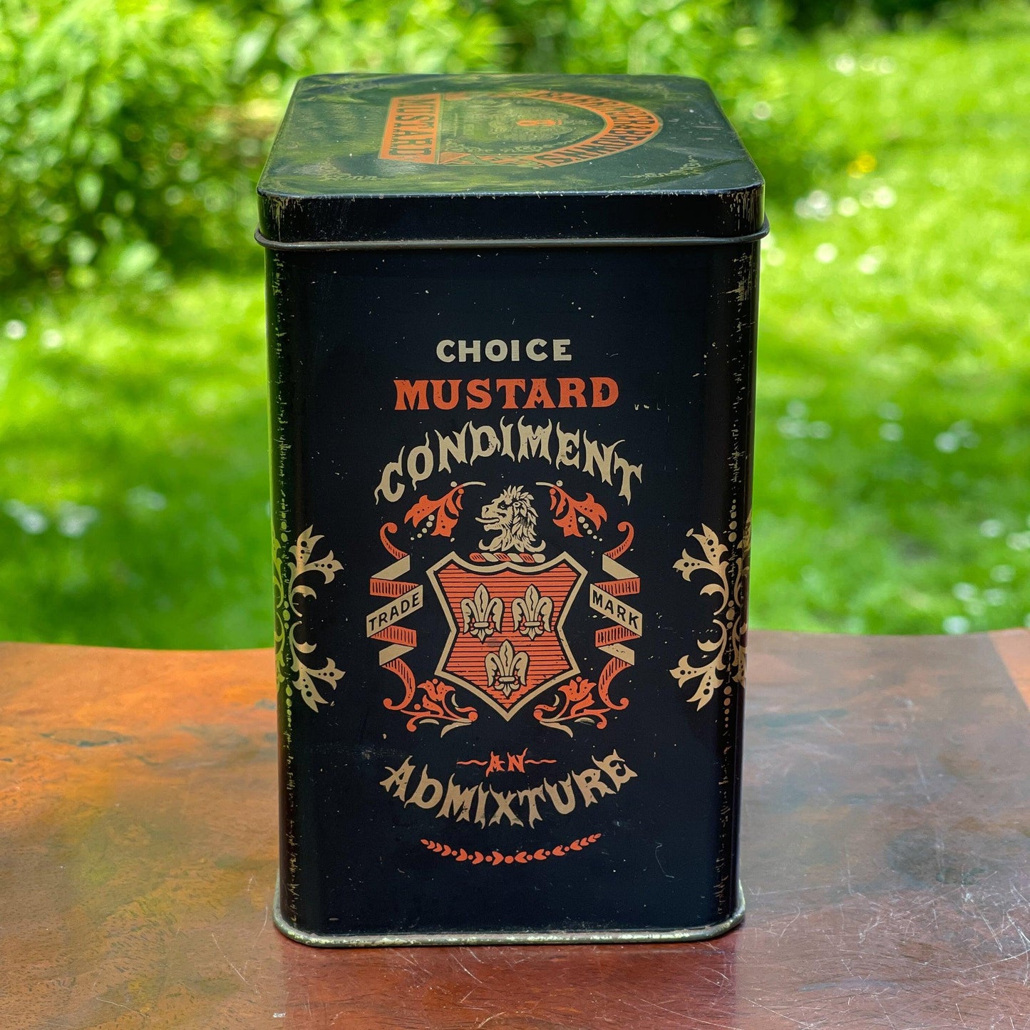 Blik van Barringer & Brown's Mustard - Bamestra Curiosa