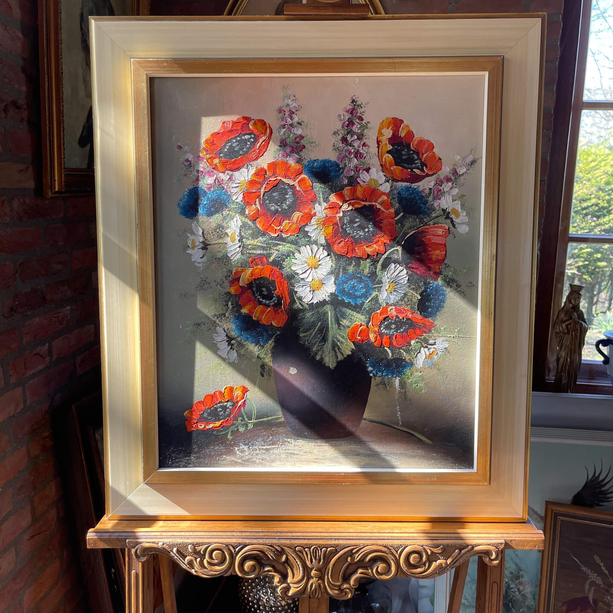 Bloemen olieverf schilderij - The Collectionist