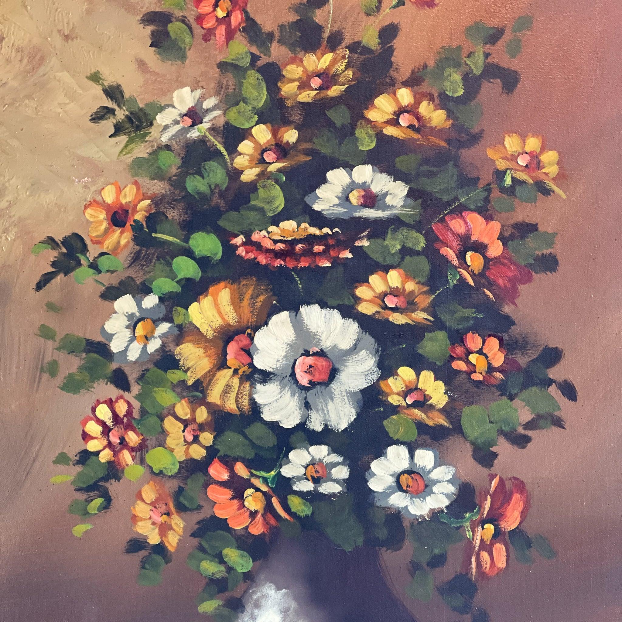 Bloemstilleven olieverf op doek - Tiziani - The Collectionist