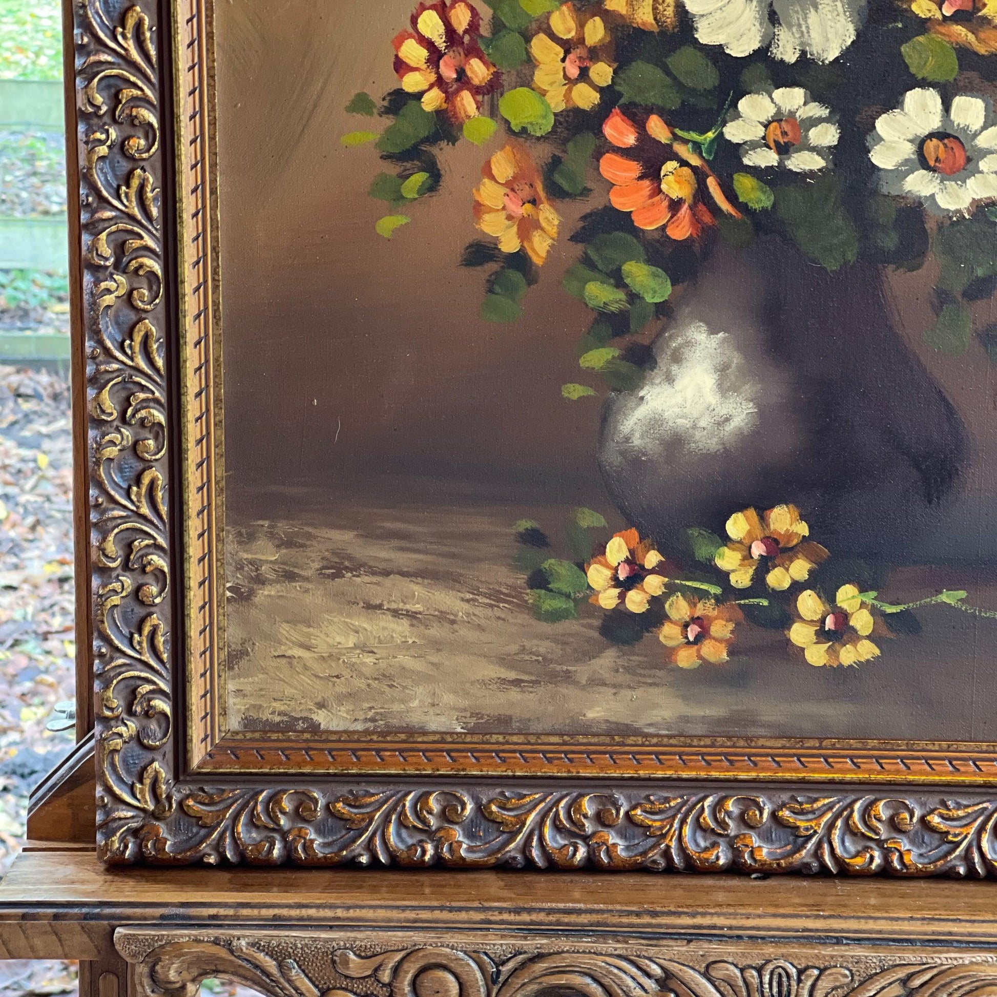 Bloemstilleven olieverf op doek - Tiziani - Bamestra Curiosa