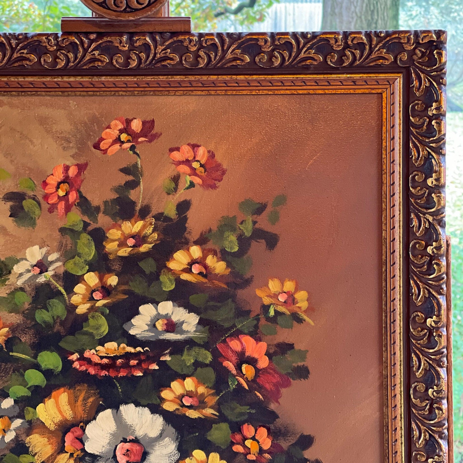 Bloemstilleven olieverf op doek - Tiziani - Bamestra Curiosa