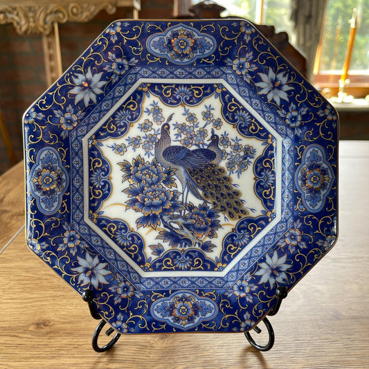 Bord met pauwen - Bamestra Curiosa