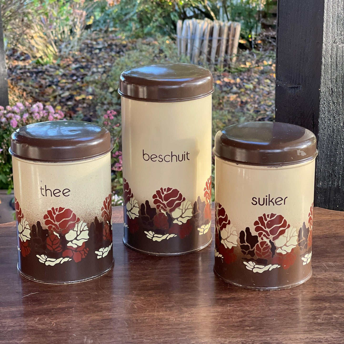 Brabantia beschuit thee en suiker bussen - The Collectionist