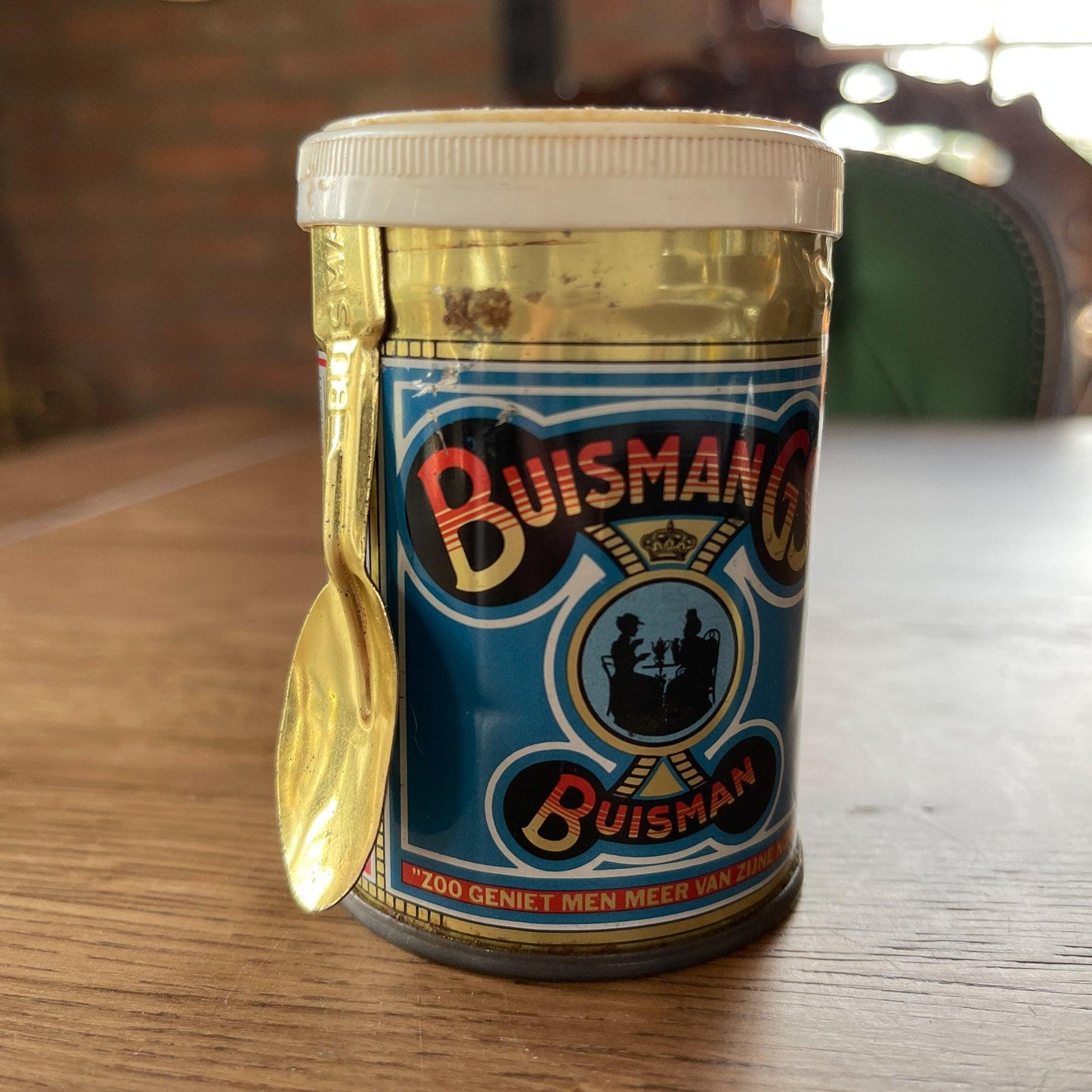 Buisman blikje met lepeltje - Bamestra Curiosa